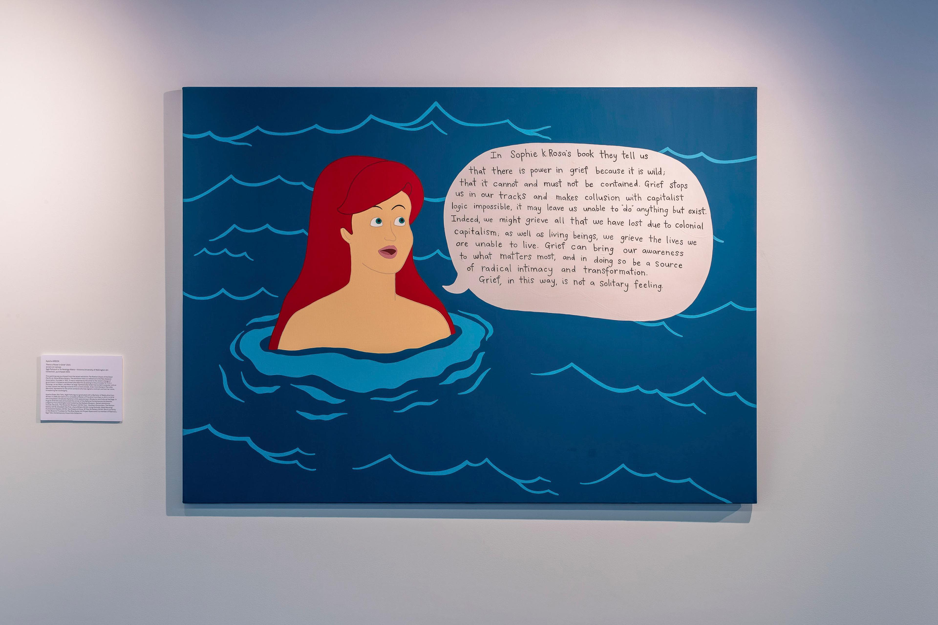 Ayesha Green painting 'There Is Power in Grief'