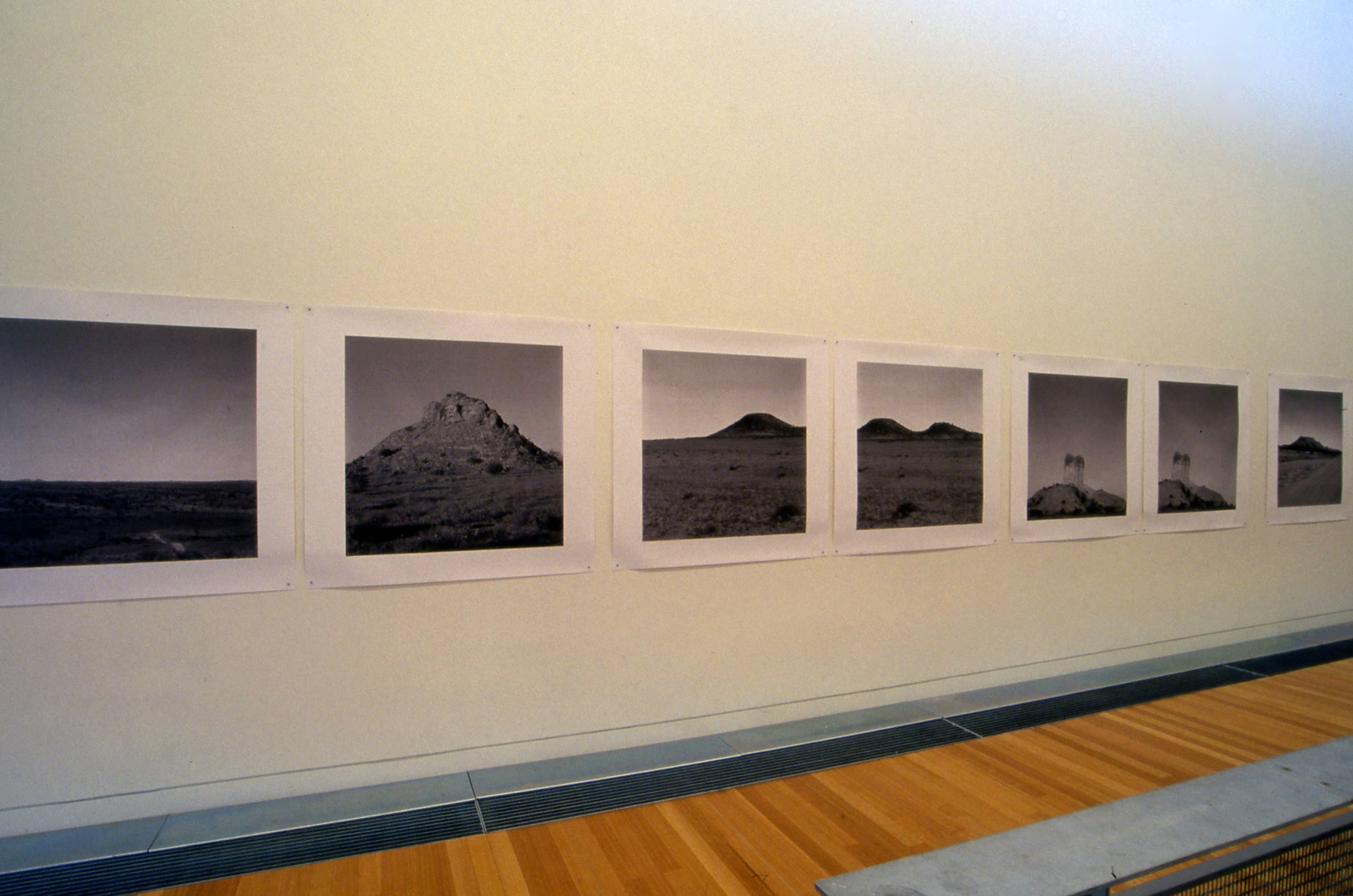 Installation view, Chris Barry: Out of Place, Adam Art Gallery Te Pātaka Toi, Victoria University of Wellington, 2002