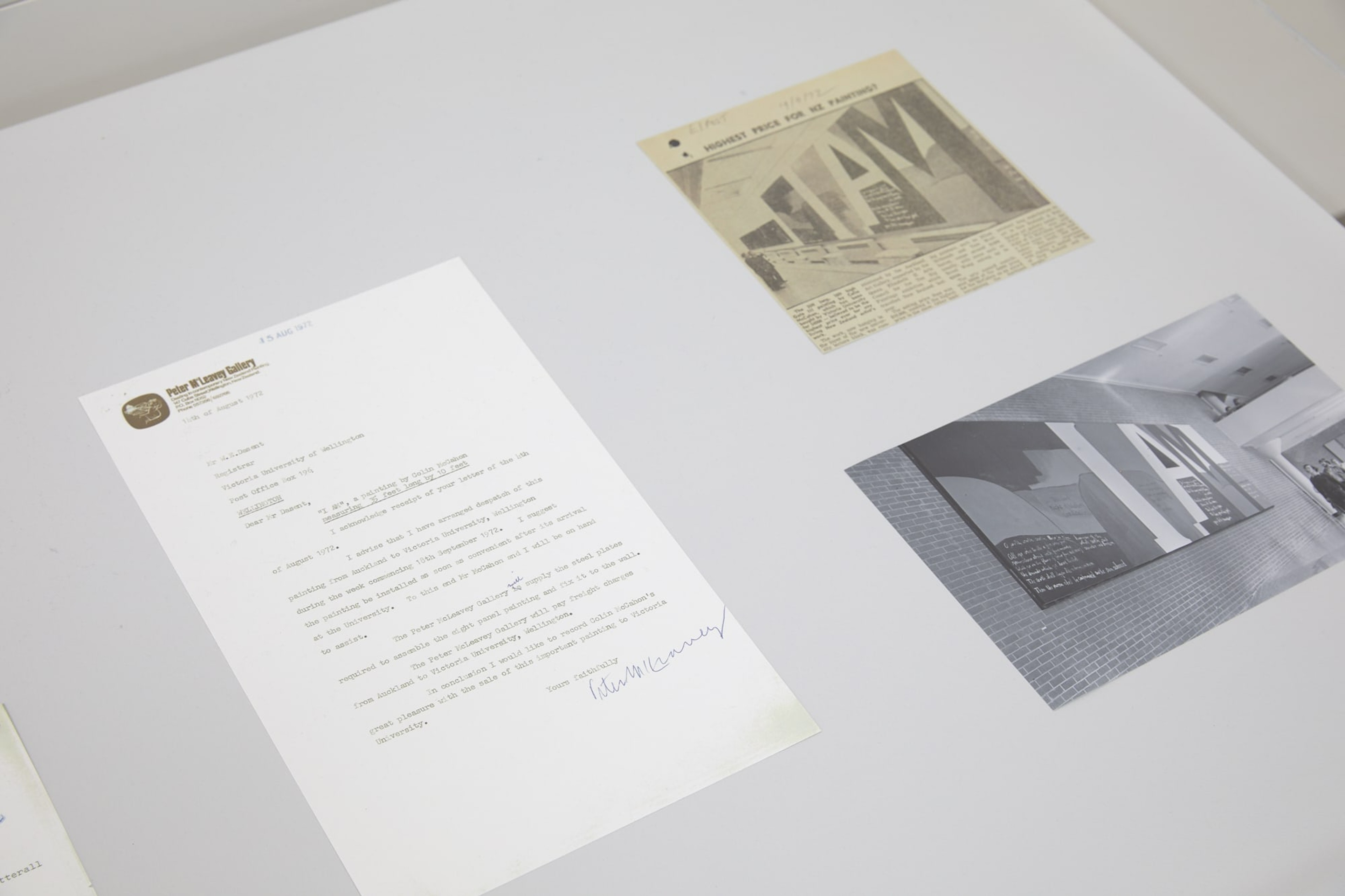 Installation view exhibition 'A way through' Colin McCahon's 'Gate III'