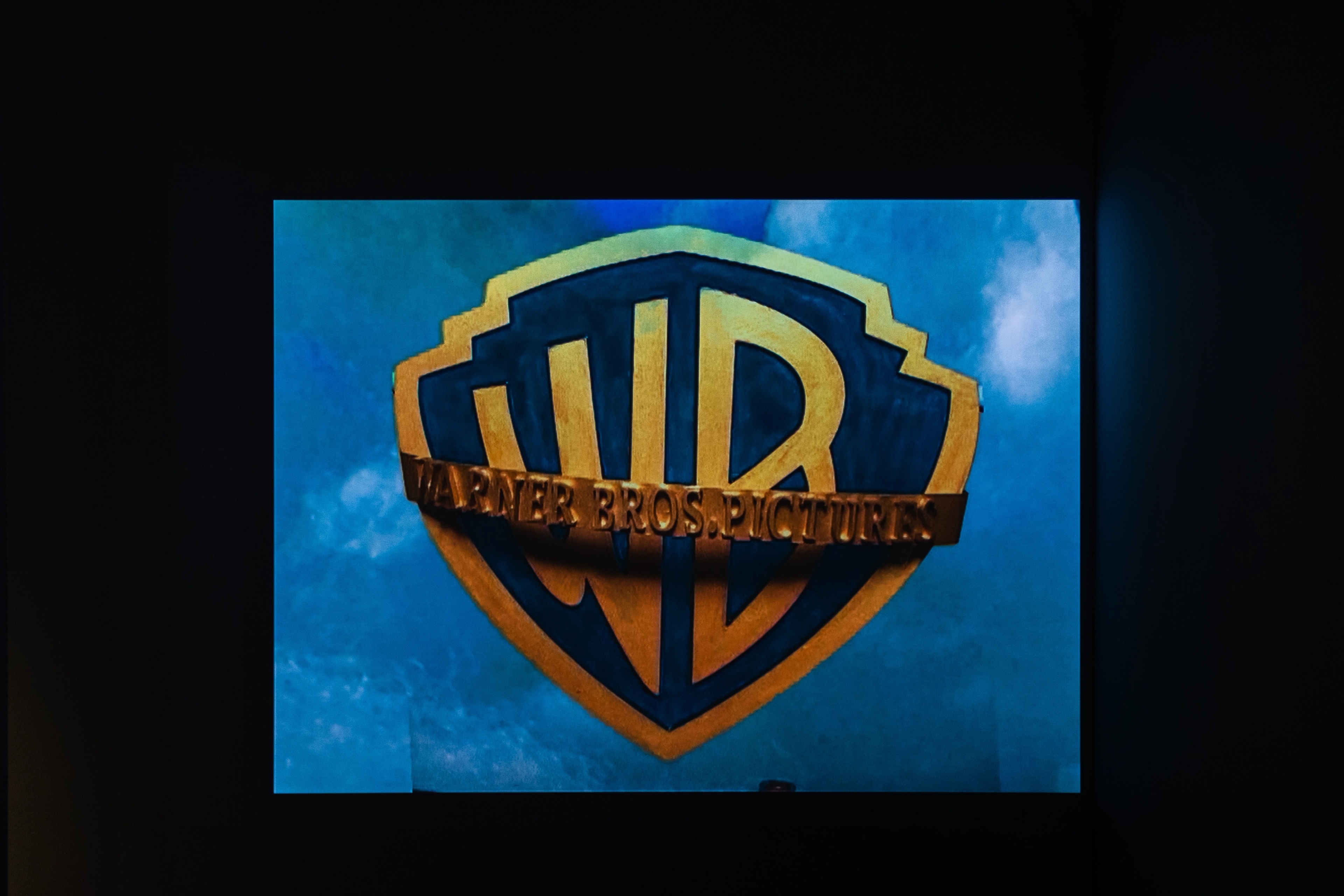Moving image work still, Warner Brothers title sequence reimagined.