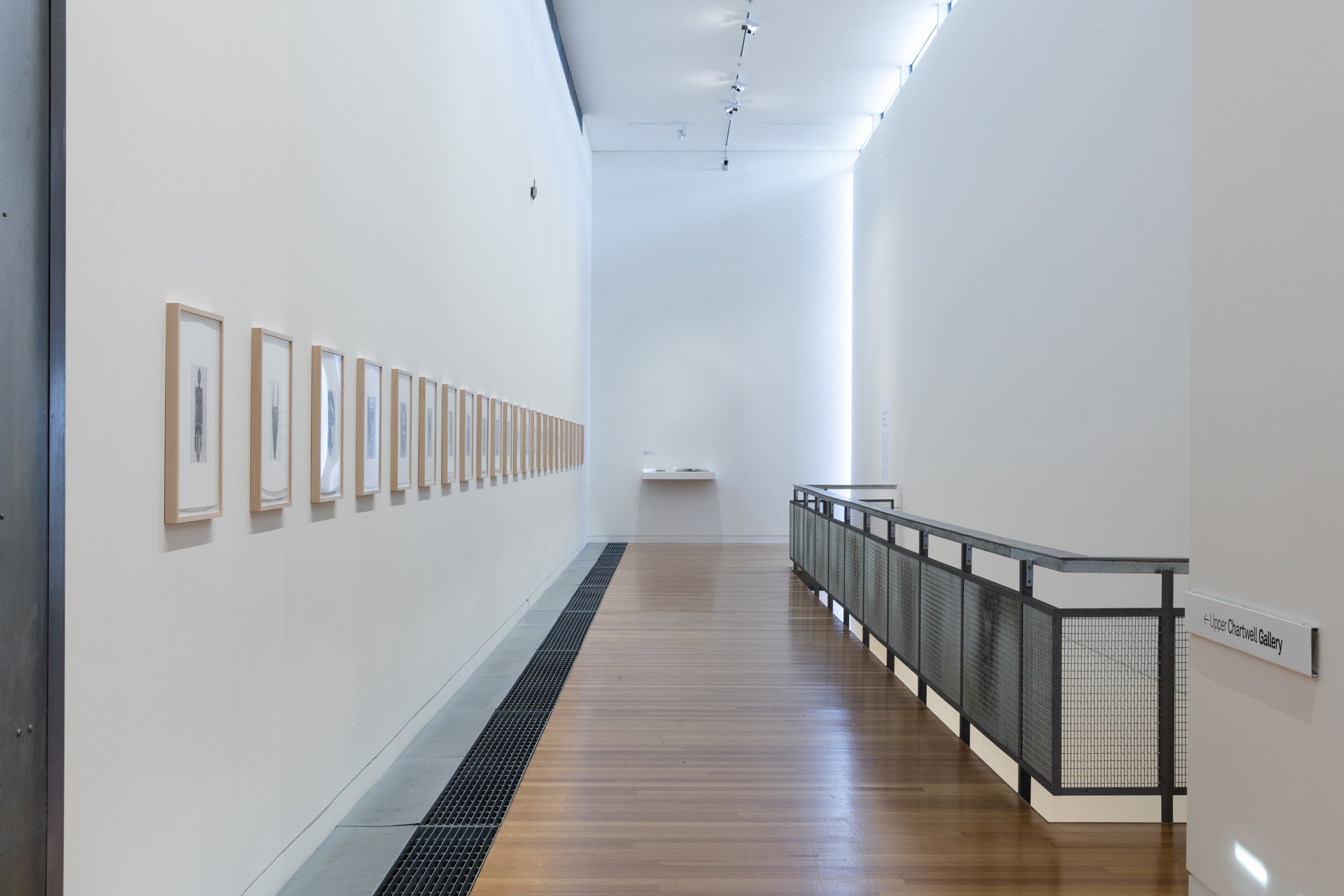 Installation view of Sherrie Levine: African Masks After Walker Evans at Adam Art Gallery, Victoria University of Wellington, 2016, Photo: Shaun Waugh