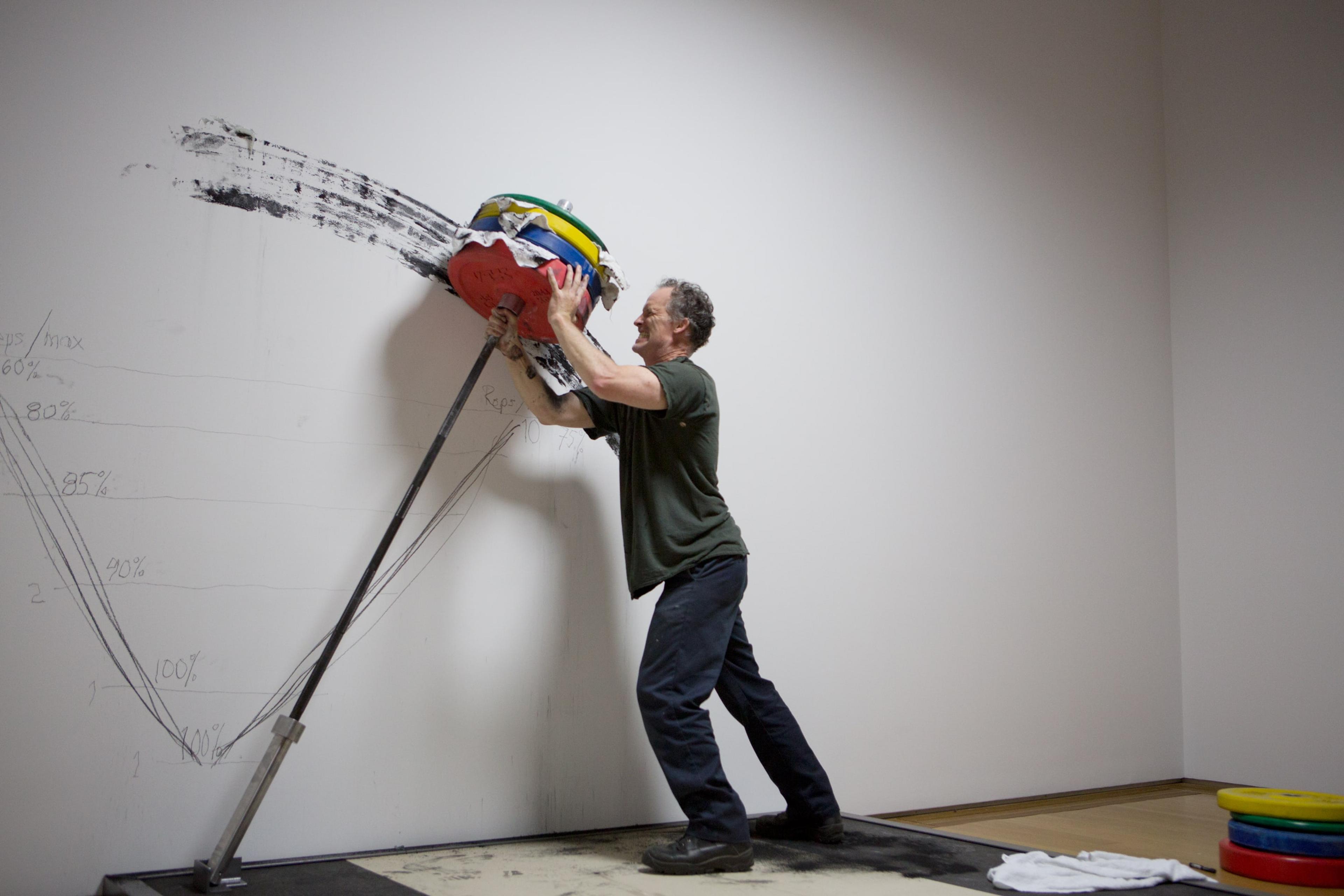 Matthew Barney, DRAWING RESTRAINT 20, 2013, Documentary Photograph. Copyright Matthew Barney, Photo: Ari Marcopoulos, Courtesy the Laurenz Foundation, Schaulager, Basel; and The Museum Of Modern Art, New York, Richard S. Zeisler Bequest and The Blanchette Hooker Rockefeller Fund (both by exchange)