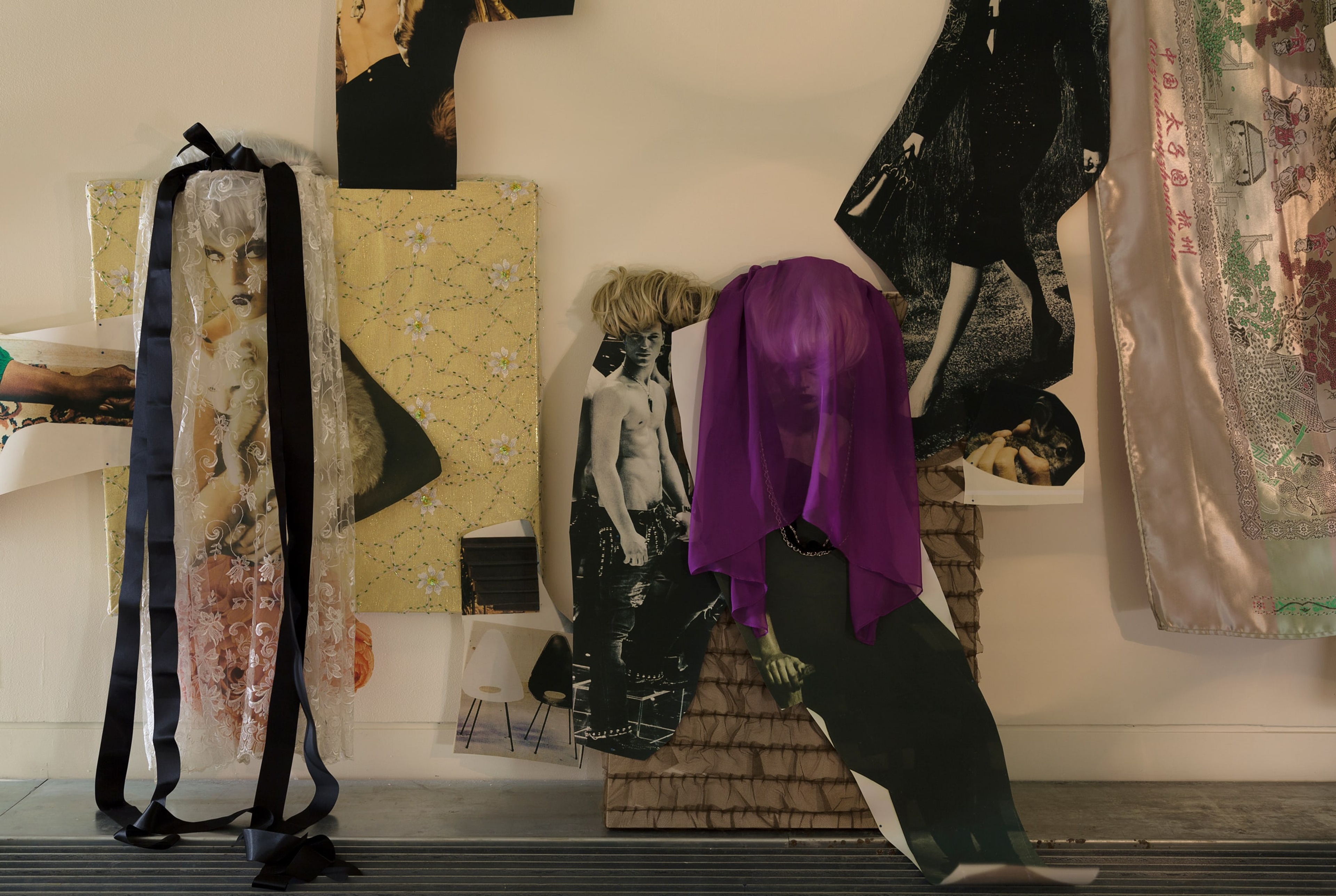 Installation view of Jacqueline Fraser, THE MAKING OF THE CIAO MANHATTAN TAPES 2013, in Beautiful Creatures: Jack Smith / Bill Henson / Jacqueline Fraser. Photo: Shaun Waugh.