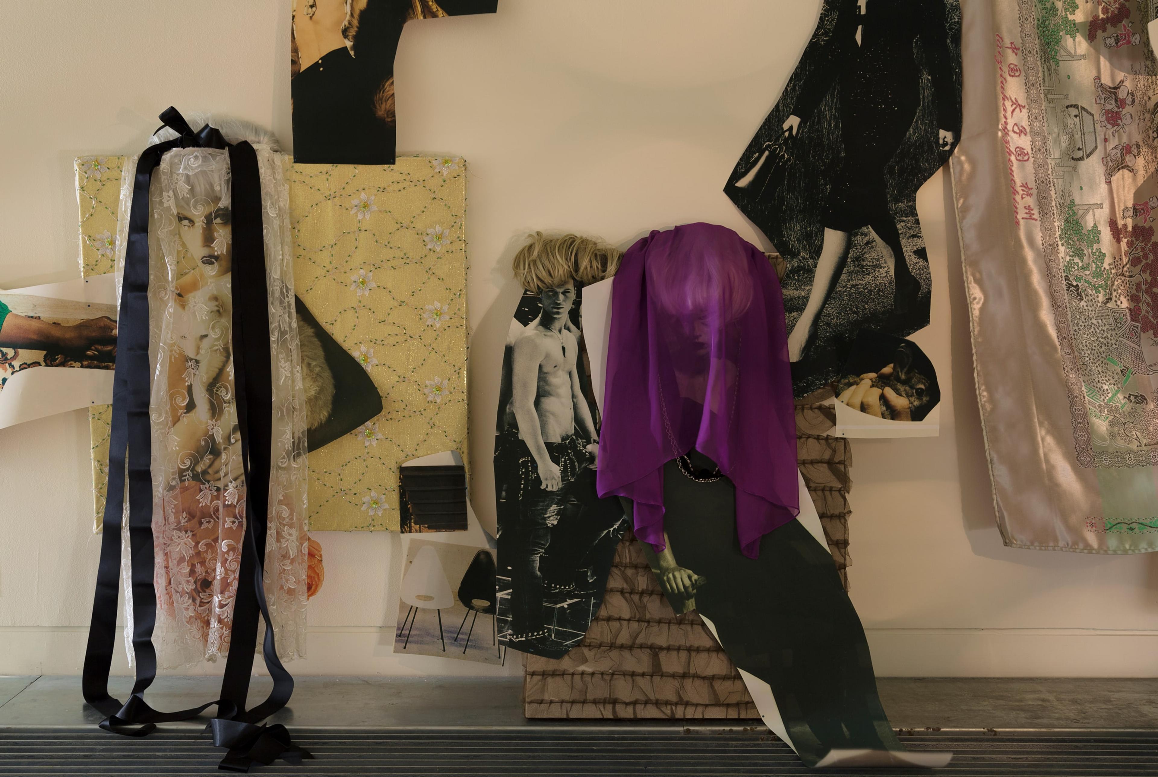 Installation view of Jacqueline Fraser, THE MAKING OF THE CIAO MANHATTAN TAPES 2013, in Beautiful Creatures: Jack Smith / Bill Henson / Jacqueline Fraser. Photo: Shaun Waugh.