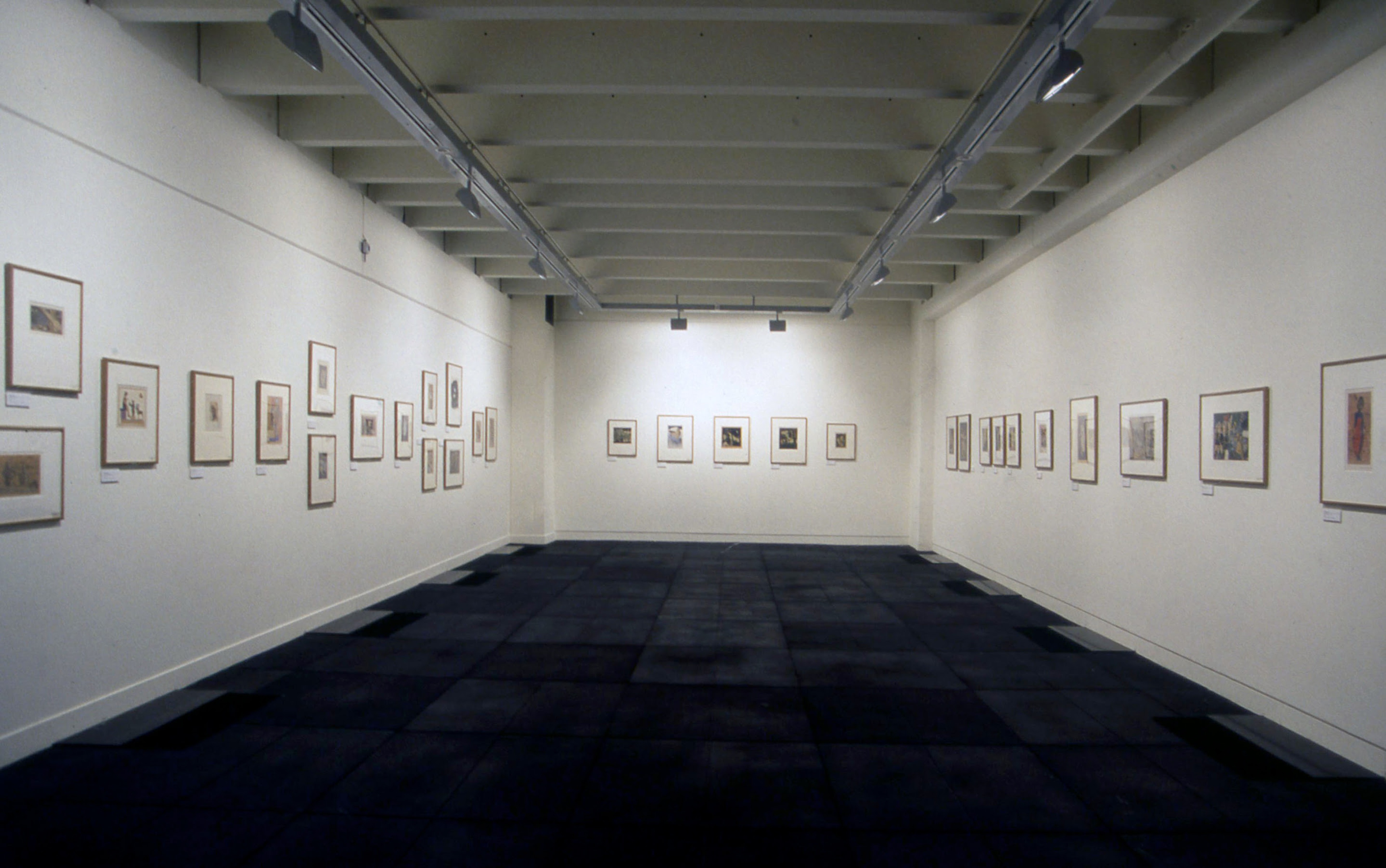 Installation view, Hannah Höch: Collages in Lights and Shadows, Adam Art Gallery Te Pātaka Toi, Victoria University of Wellington, 2002