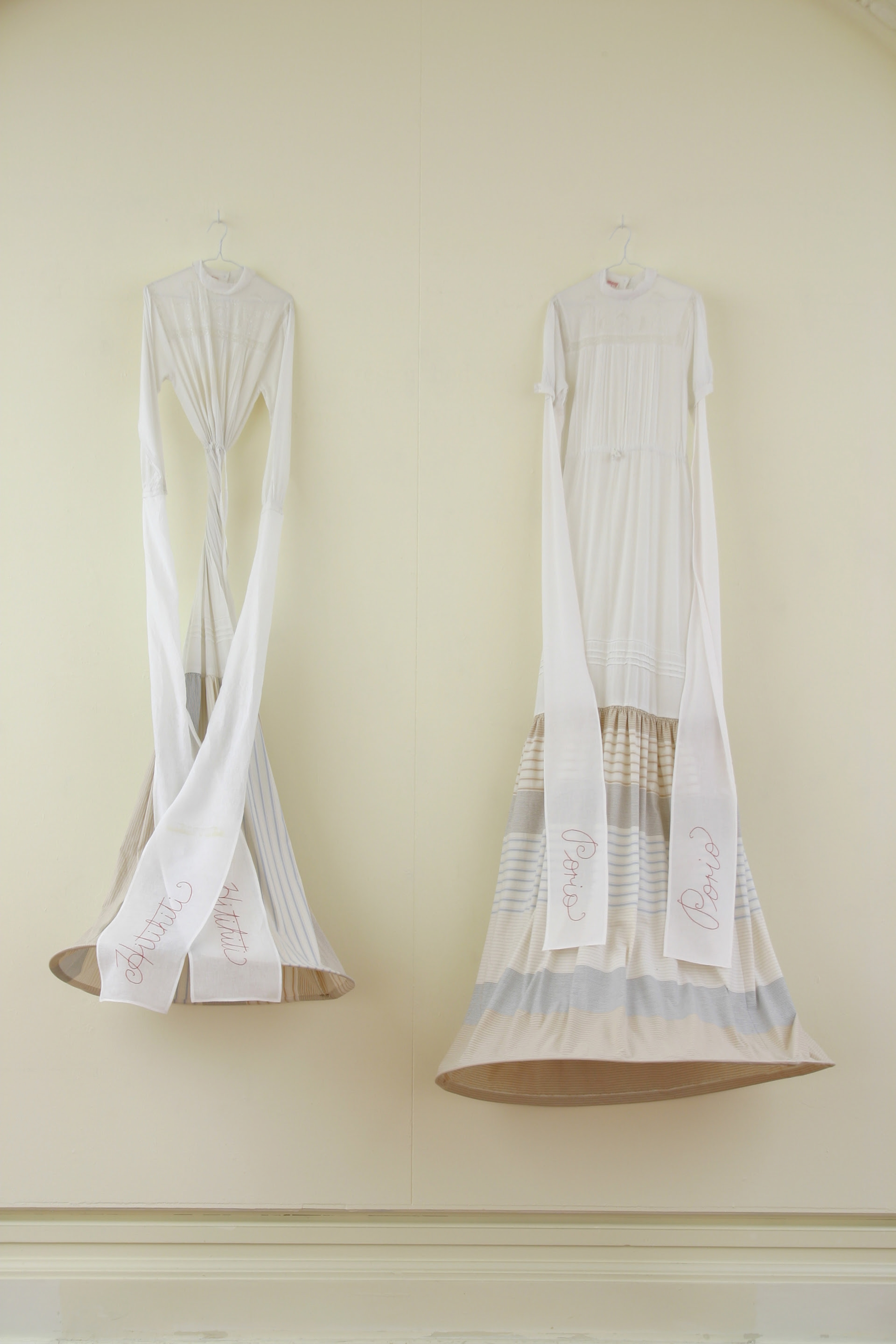Christine Hellyer, Captain Cook’s Gardens, 2005, mixed-media installation. Installation view, The Captain's Ghost, Adam Art Gallery Te Pātaka Toi, Victoria University of Wellington, 2006
