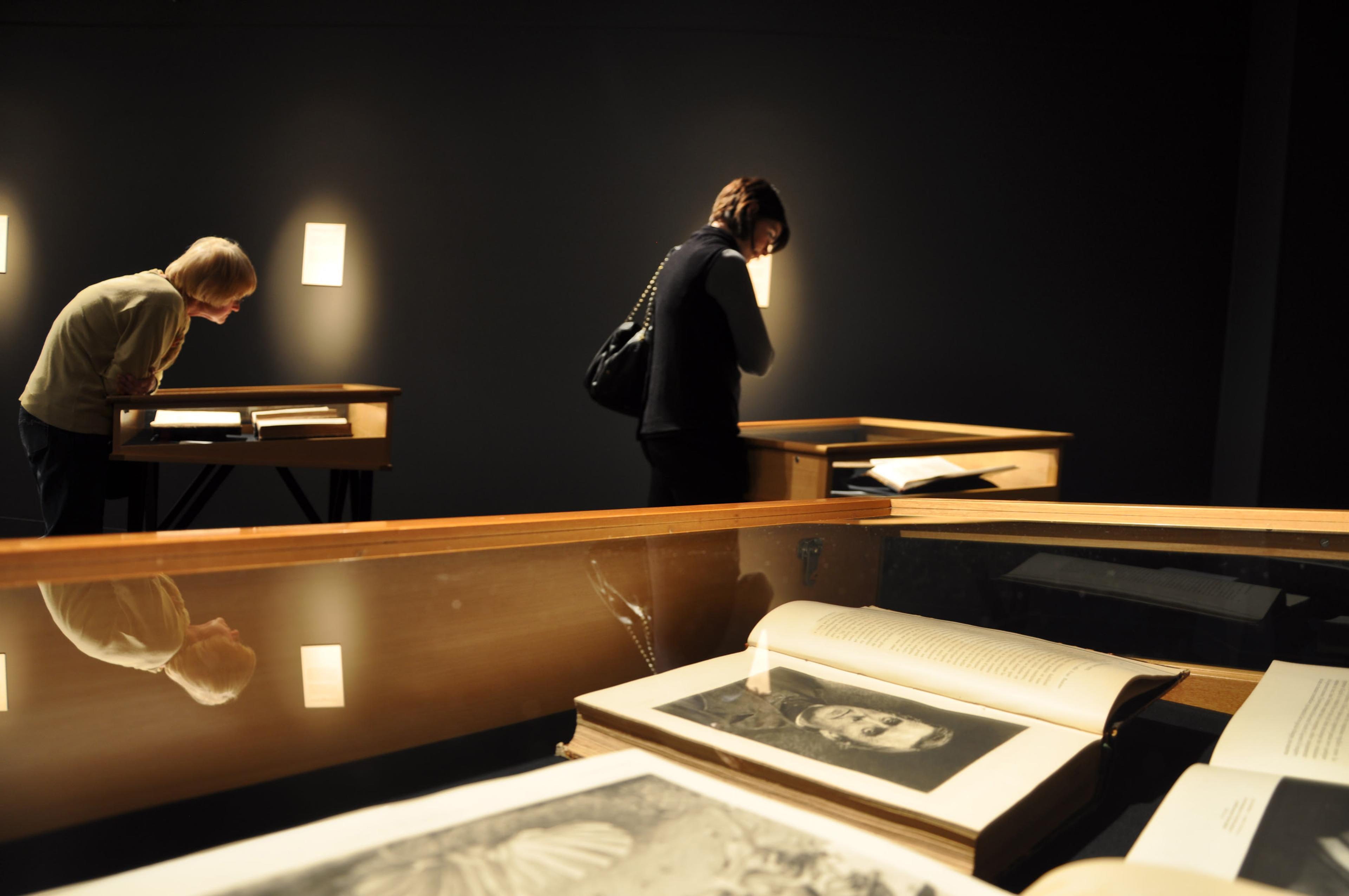 Installation view, GBA: Print publishing and the Gazette des Beaux-Arts, in Source Material: Five Conversations with the Past, Adam Art Gallery Te Pātaka Toi, Victoria University of Wellington, 2009.