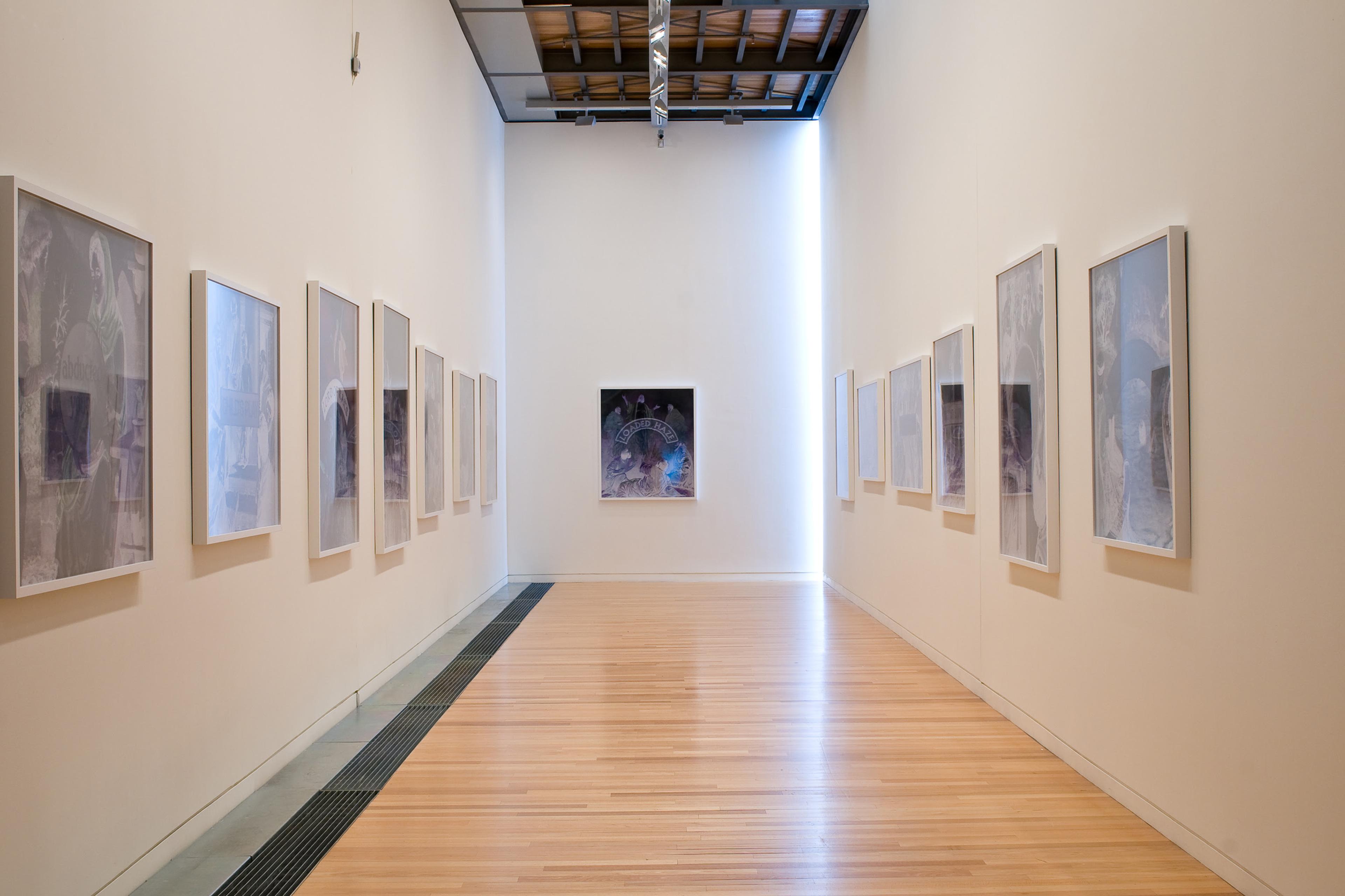 Installation view, Gavin Hipkins, Bible Studies (New Testament), in Source Material: Five Conversations with the Past, Adam Art Gallery Te Pātaka Toi, Victoria University of Wellington, 2009