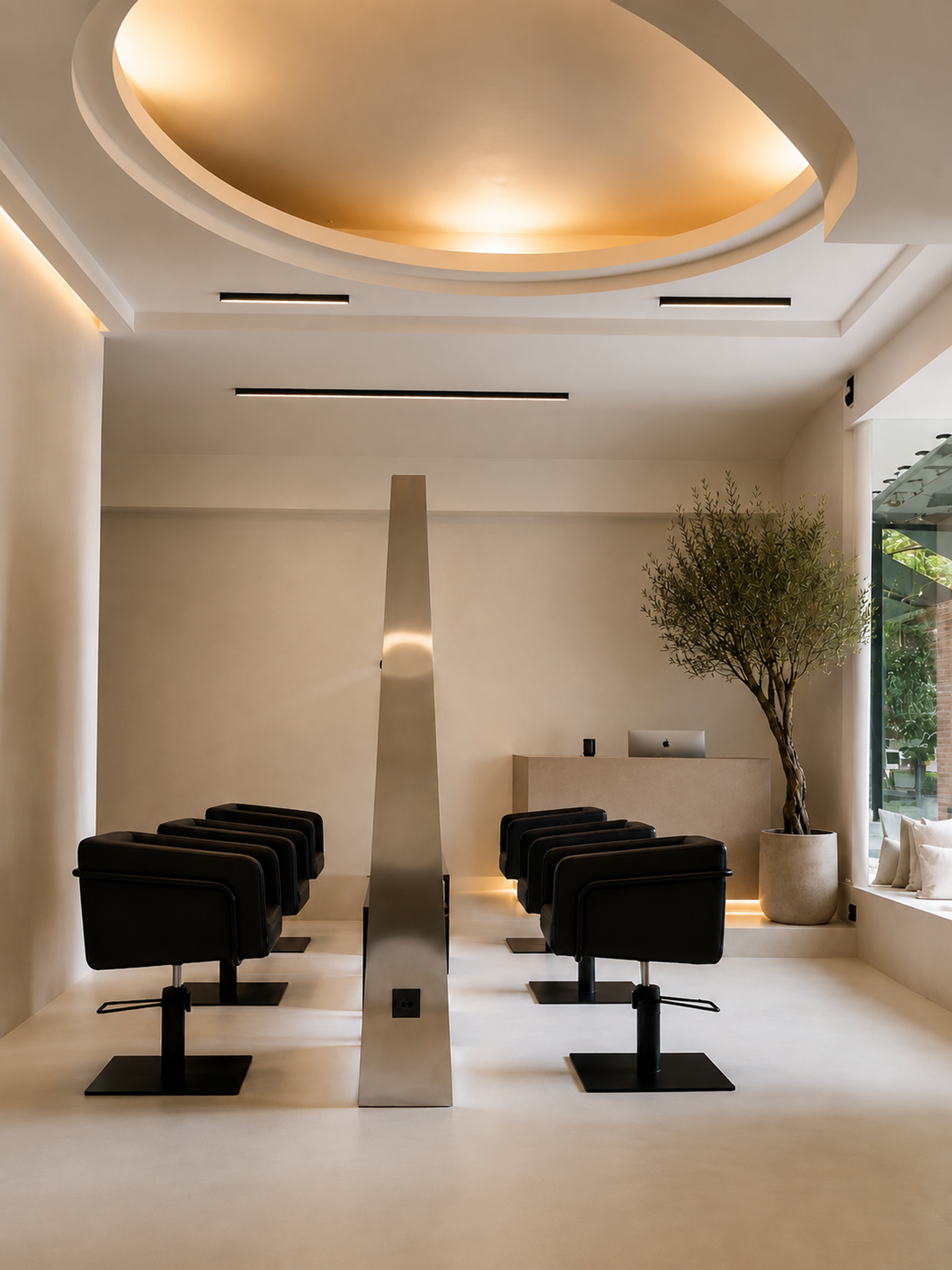 Warmer NÉA Hair-Spa-Raum im Zürcher Seefeld