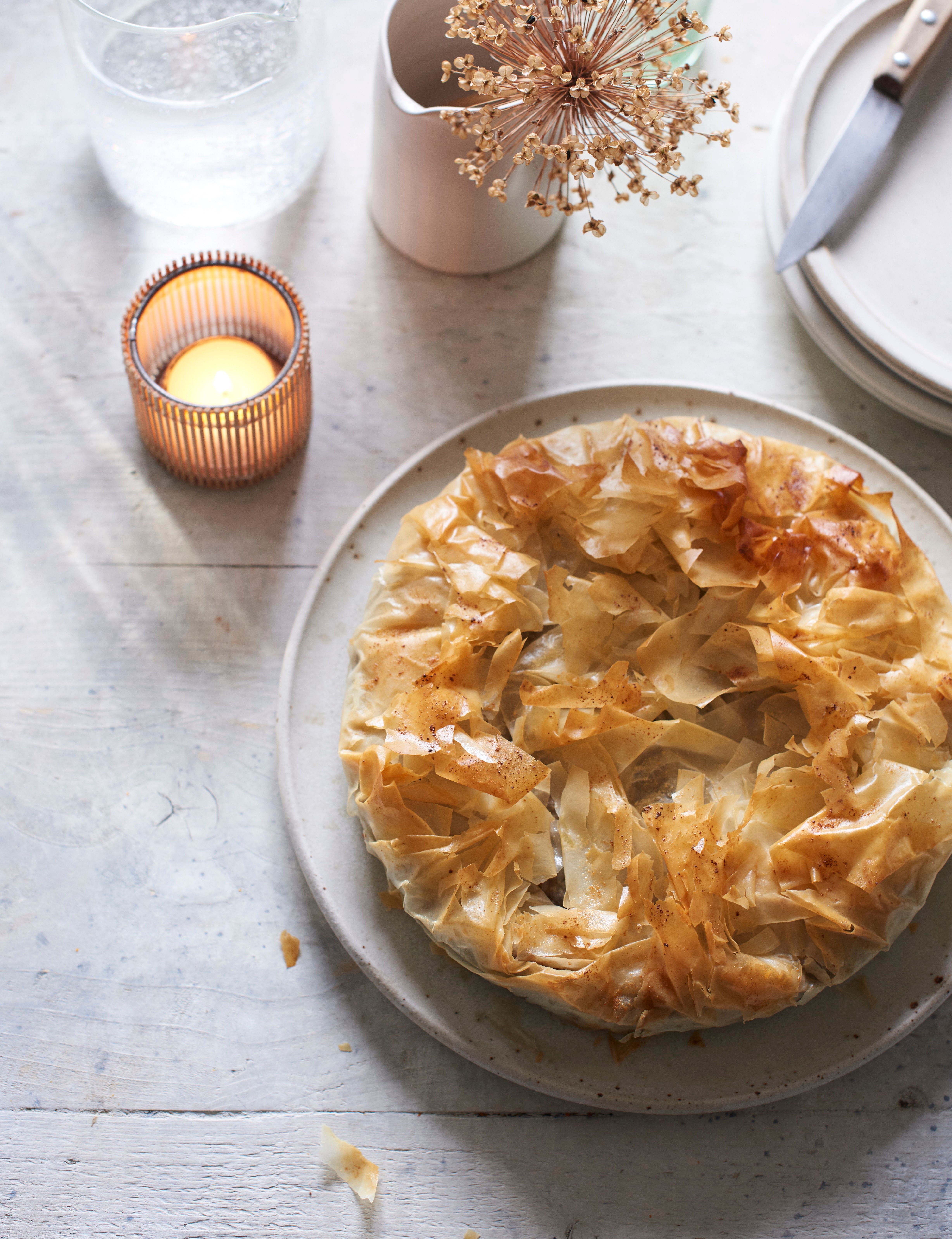 Field Mushroom, Walnut and Thyme Filo Pie | Marcus Wareing