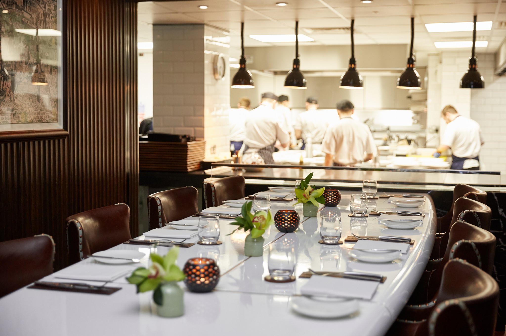 Chef's table at Marcus Belgravia 