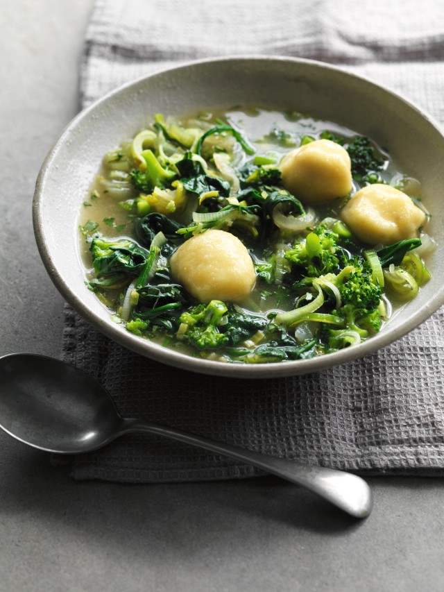 Super Green Soup with Ricotta Dumplings Marcus Wareing Marcus Wareing