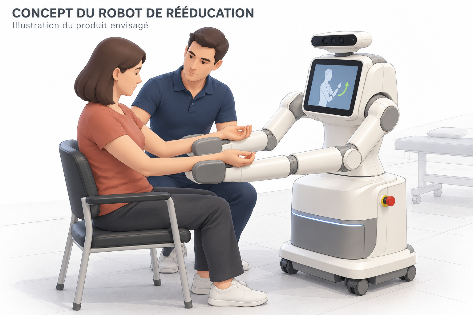 illustration de conception du futur robot
