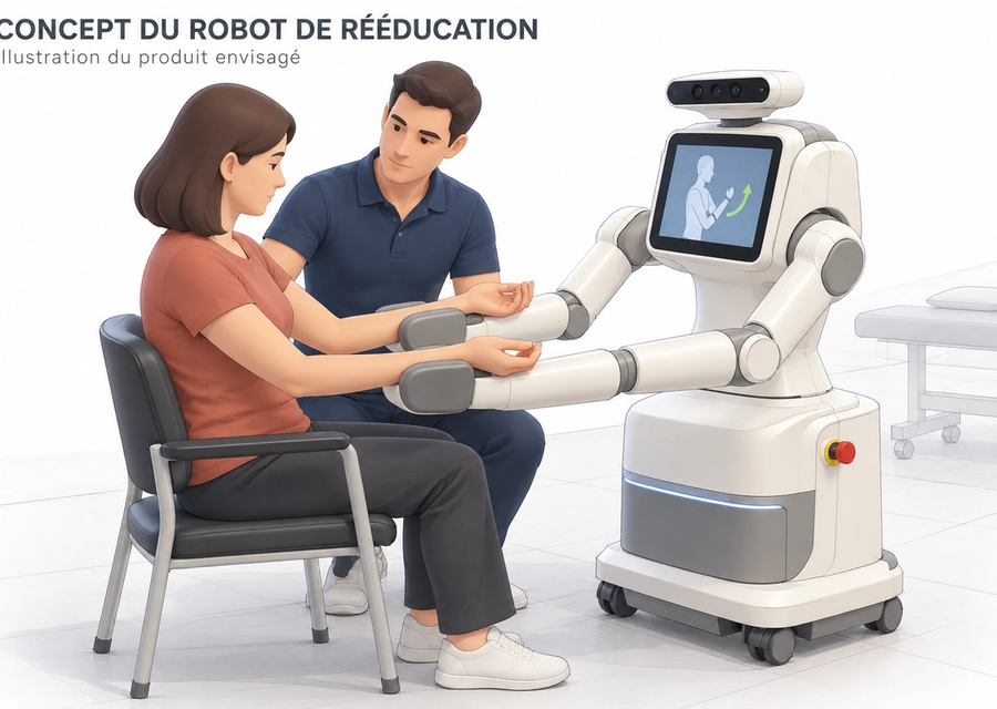 illustration de conception du futur robot