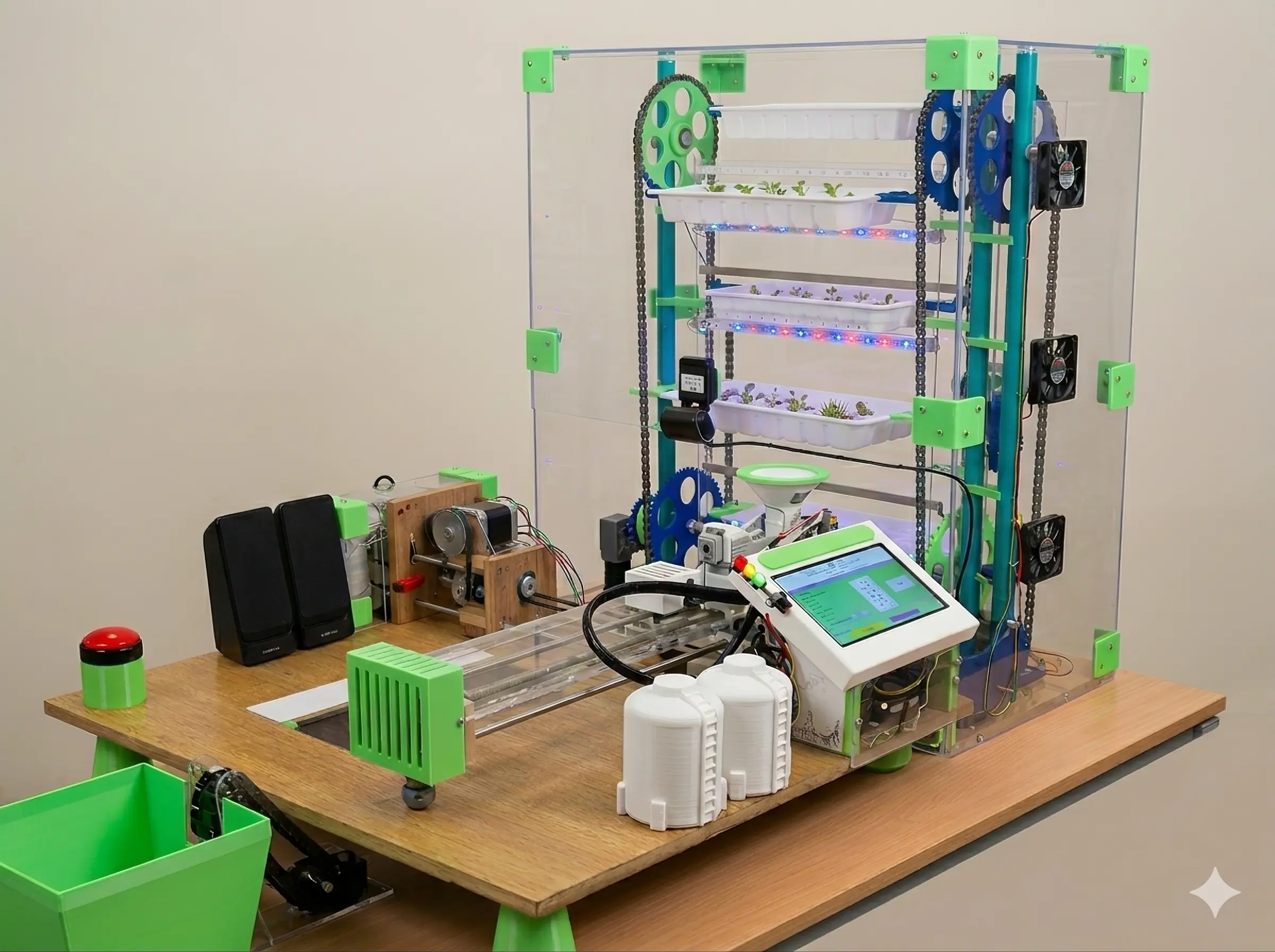 Agriculture verticale automatisée par robotique et vision par ordinateur