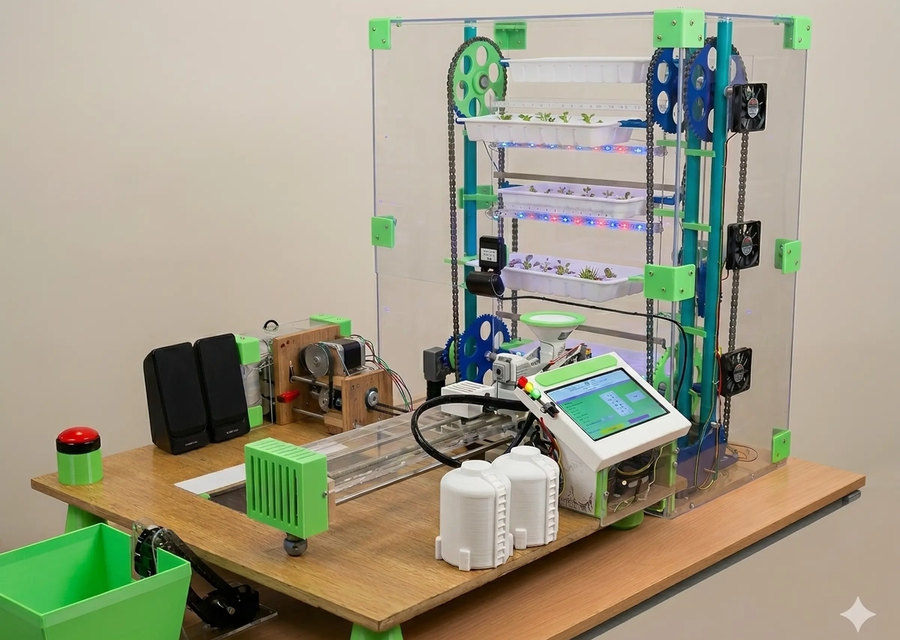 Agriculture verticale automatisée par robotique et vision par ordinateur
