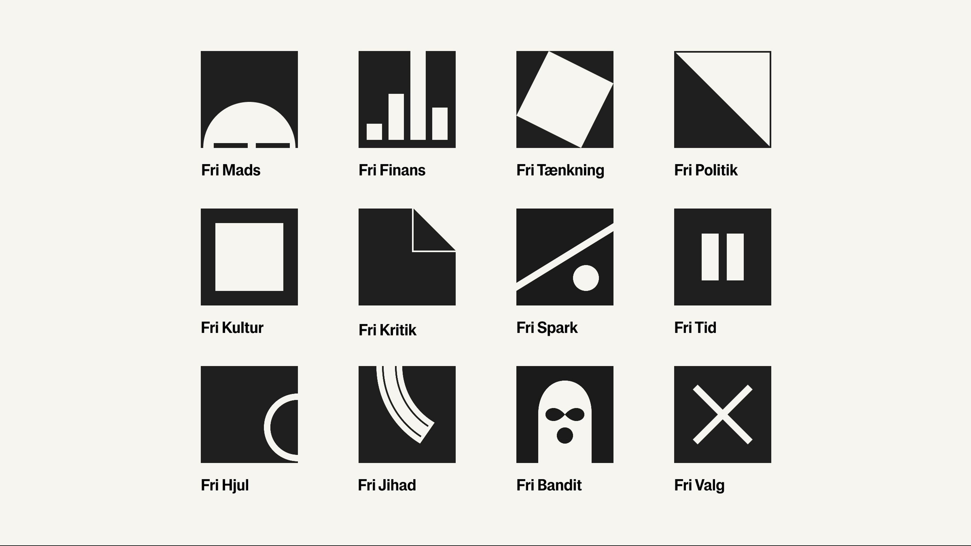 Friihedsbrevet icons