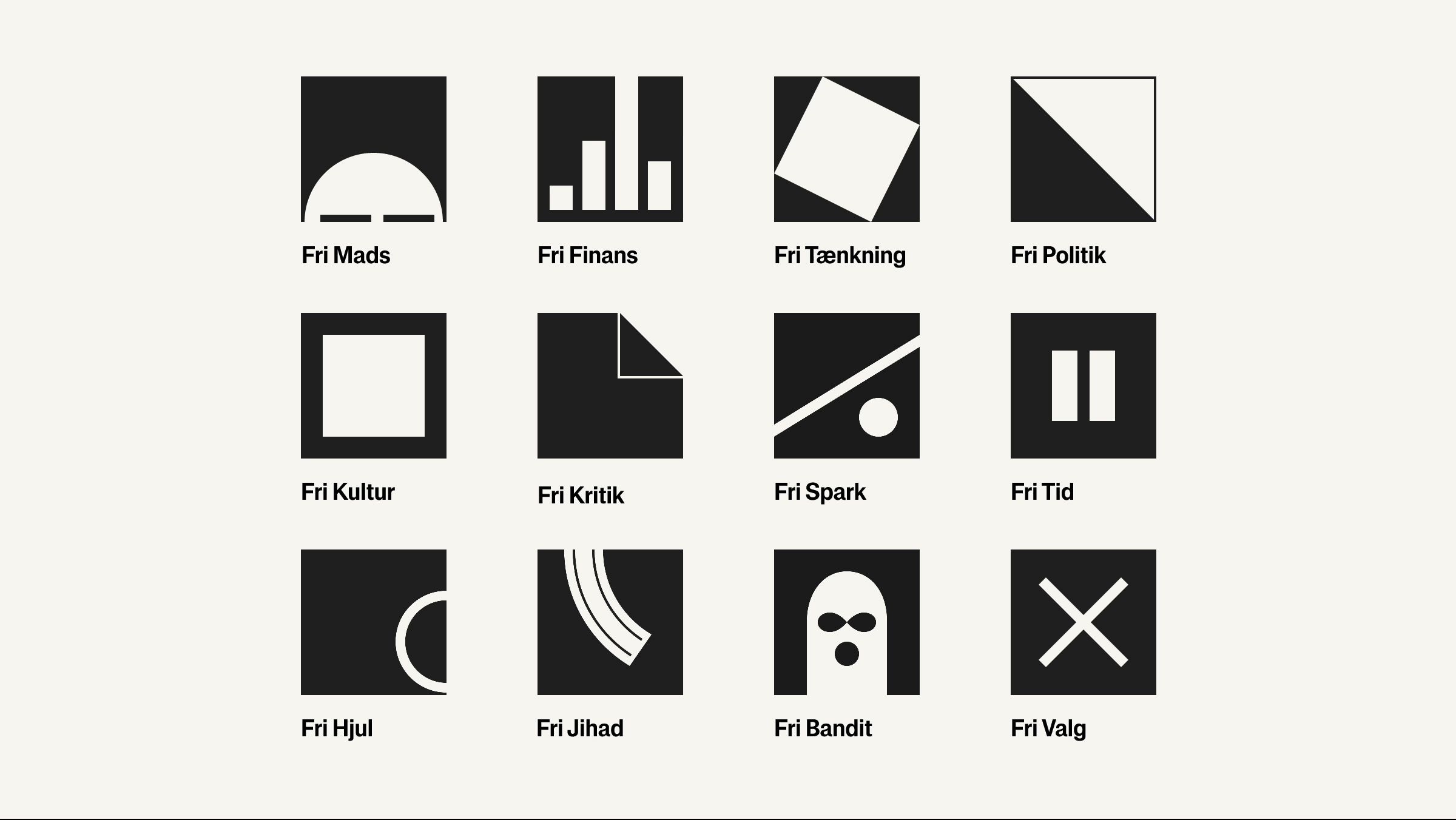 Friihedsbrevet icons