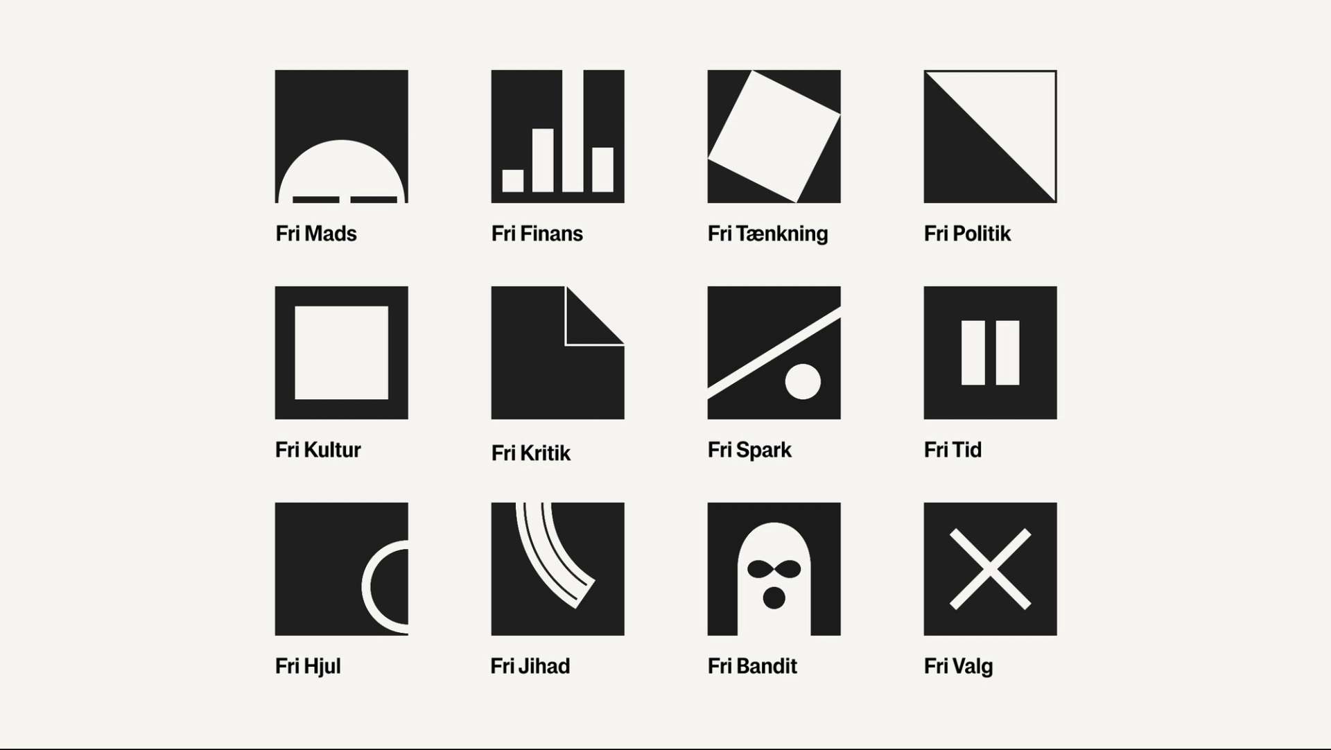 Friihedsbrevet icons