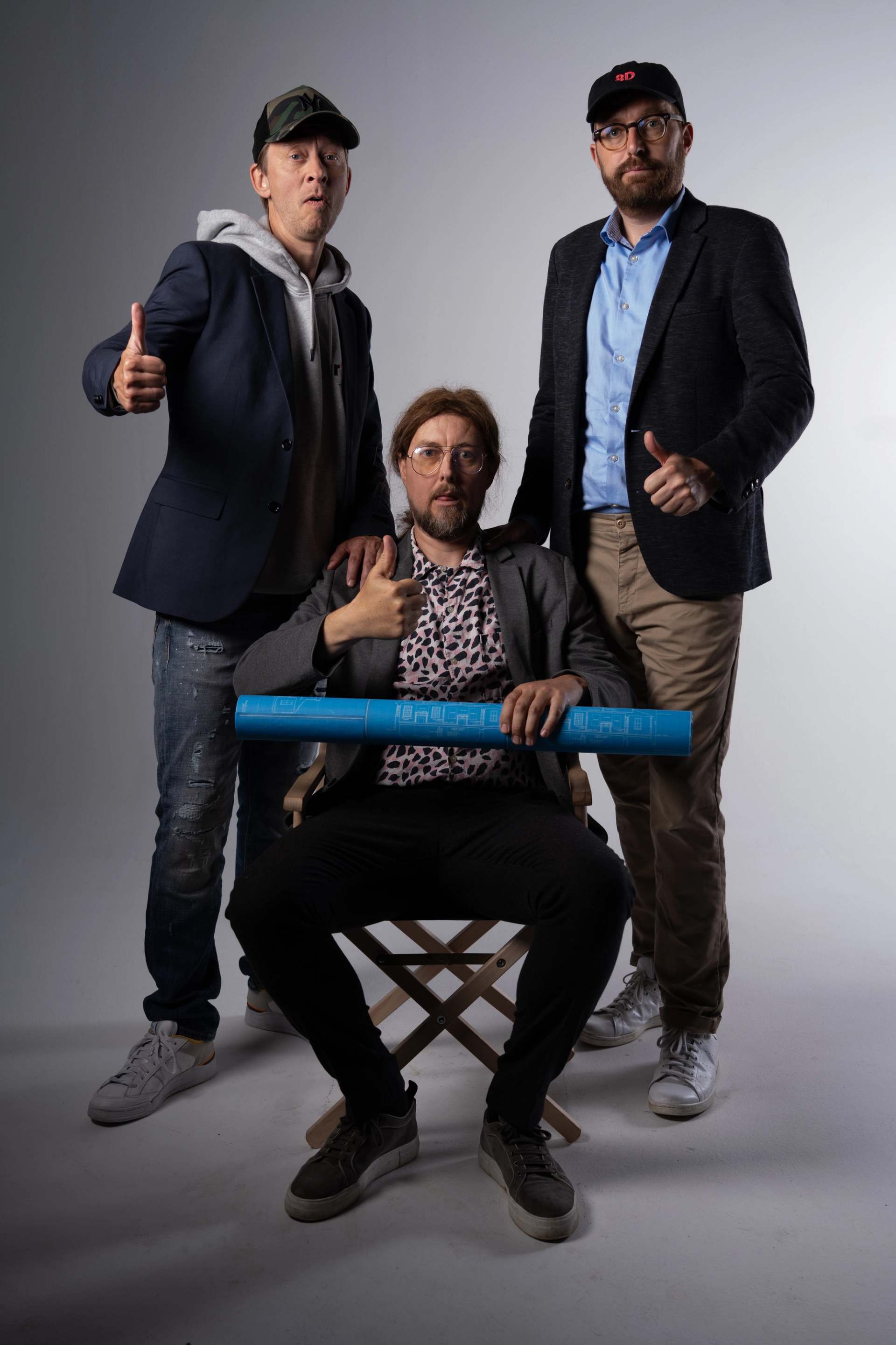 Portraits of the r8Dio cast