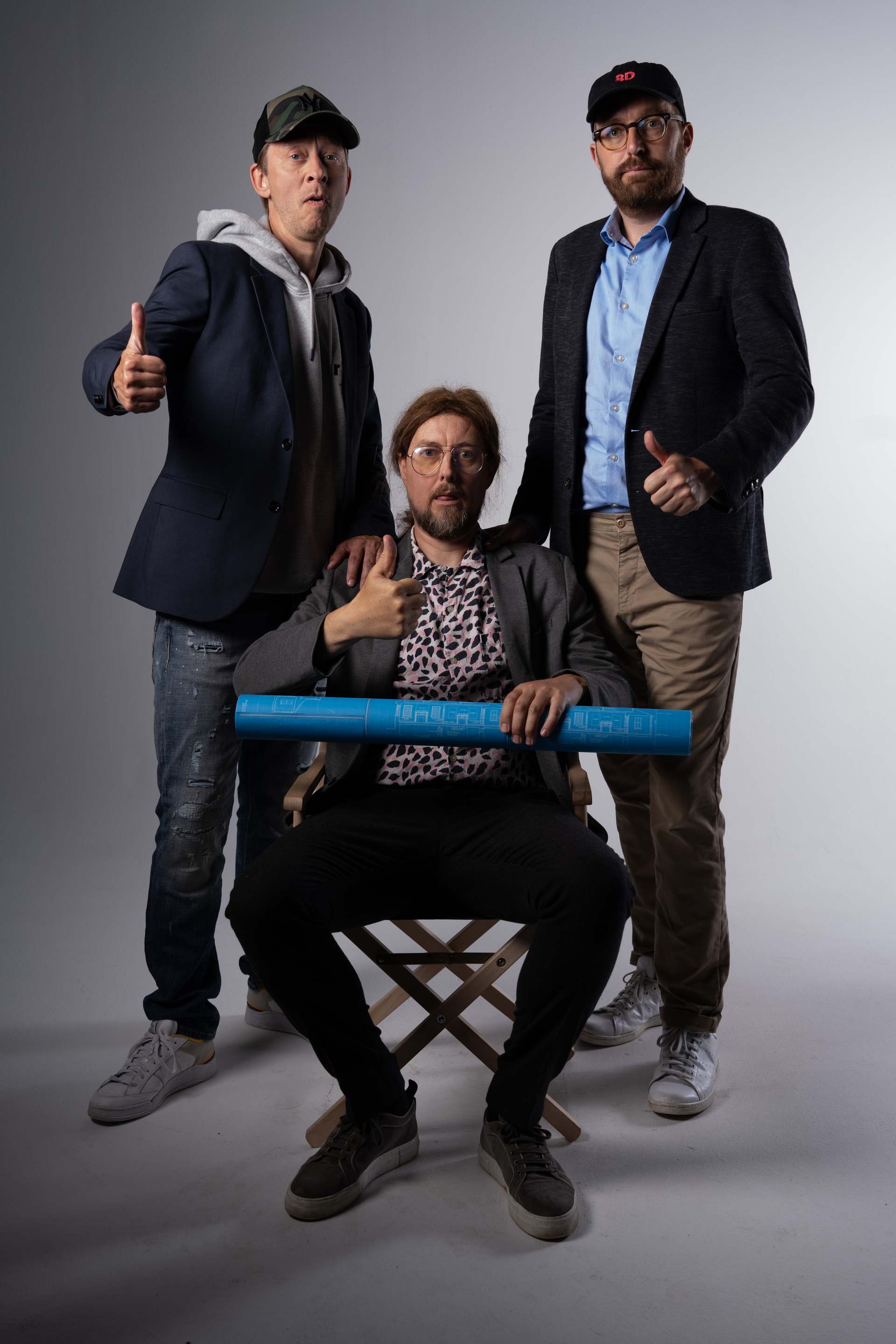 Portraits of the r8Dio cast