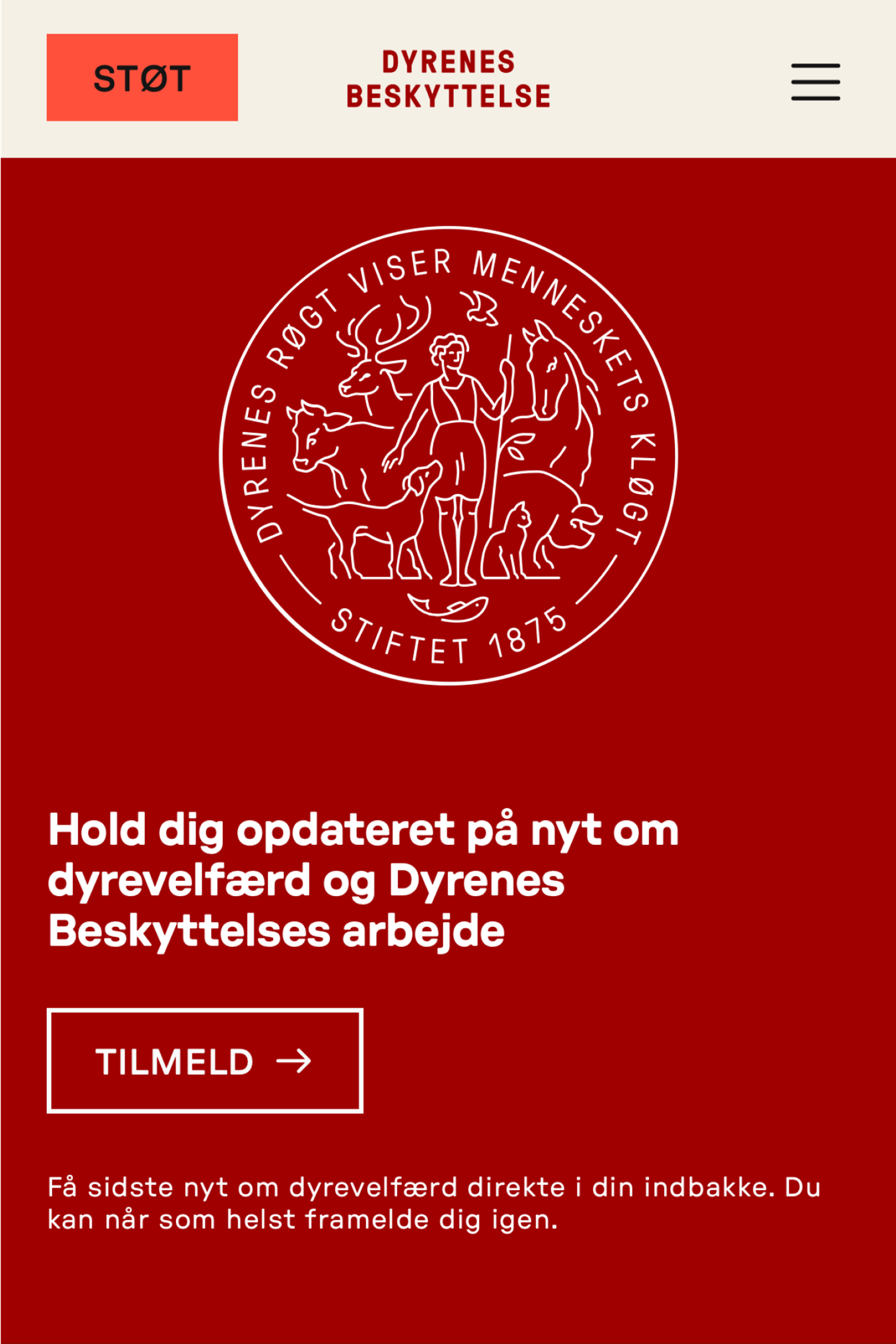 newsletter dyrenes beskyttelse