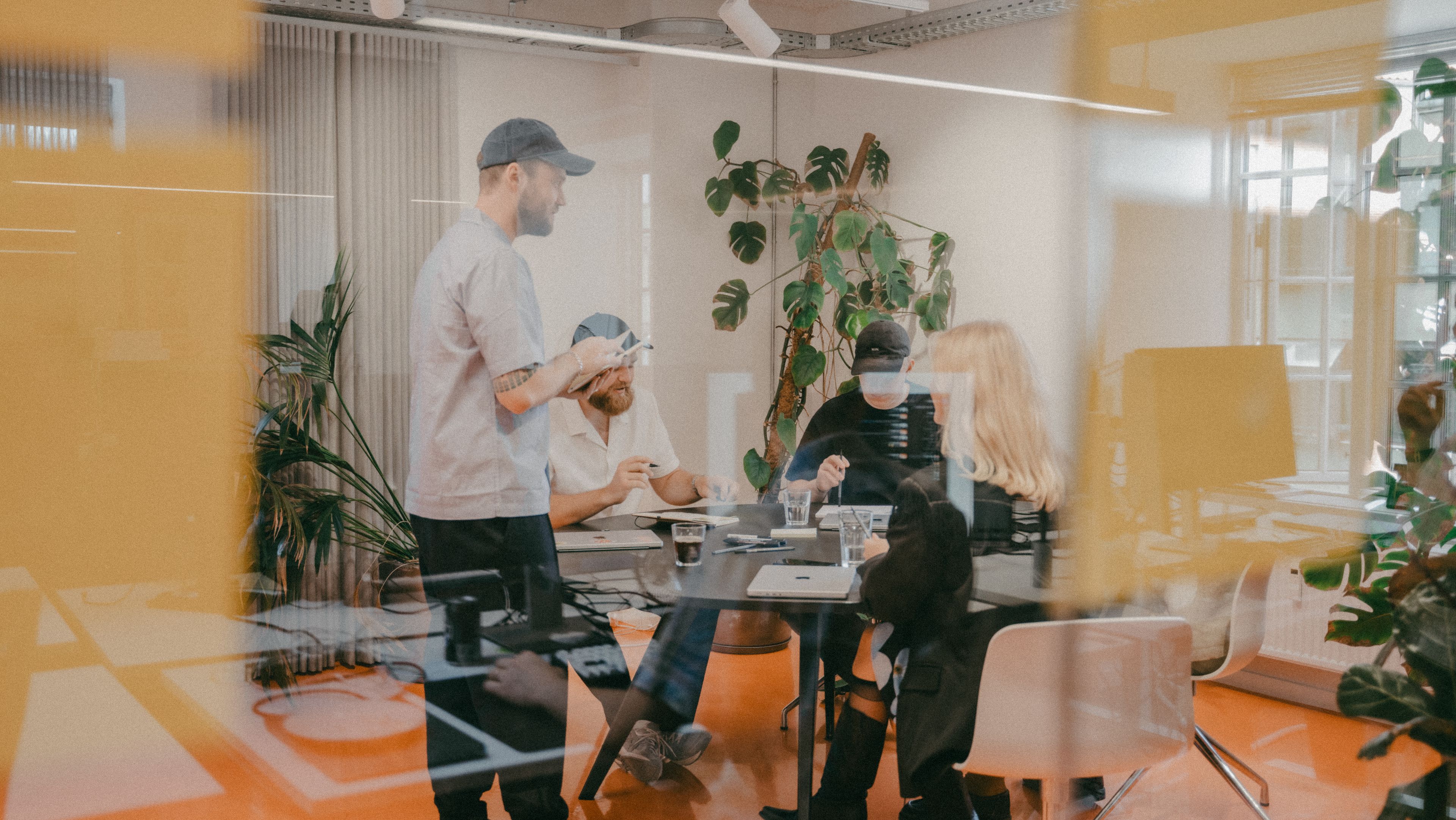 meeting in the office