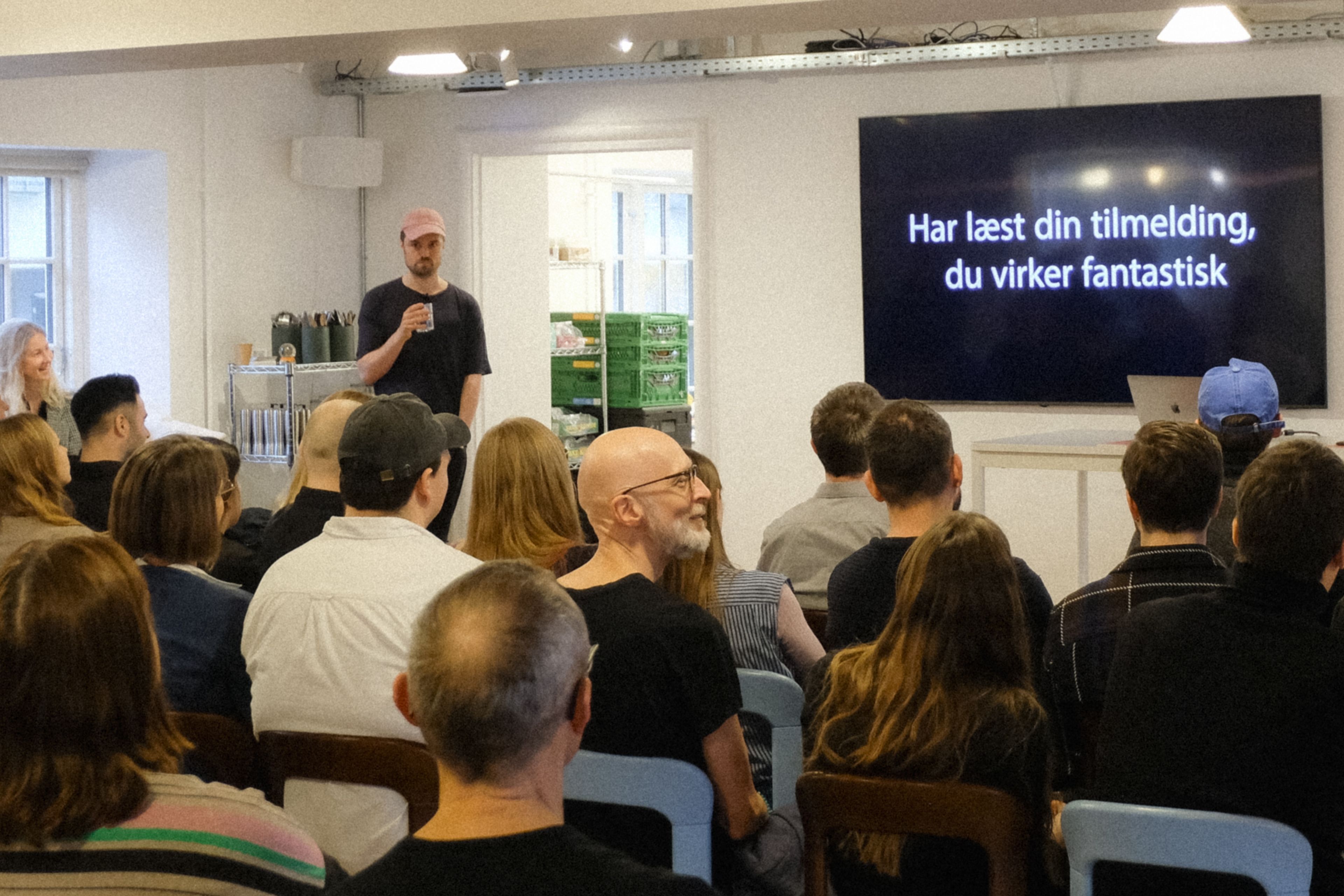 Andreas Refsgaard demonstrating creative AI