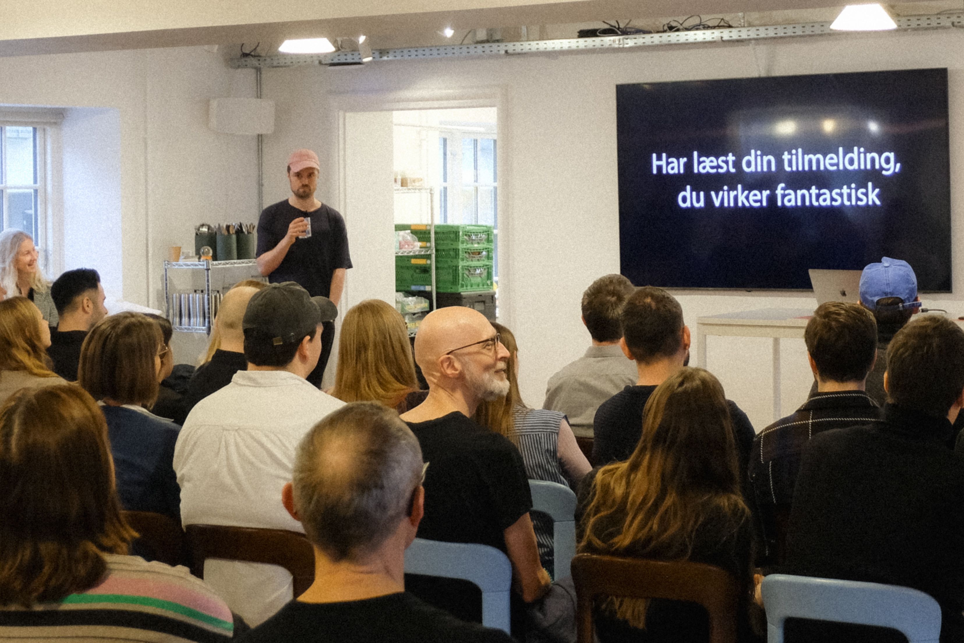 Andreas Refsgaard demonstrating creative AI