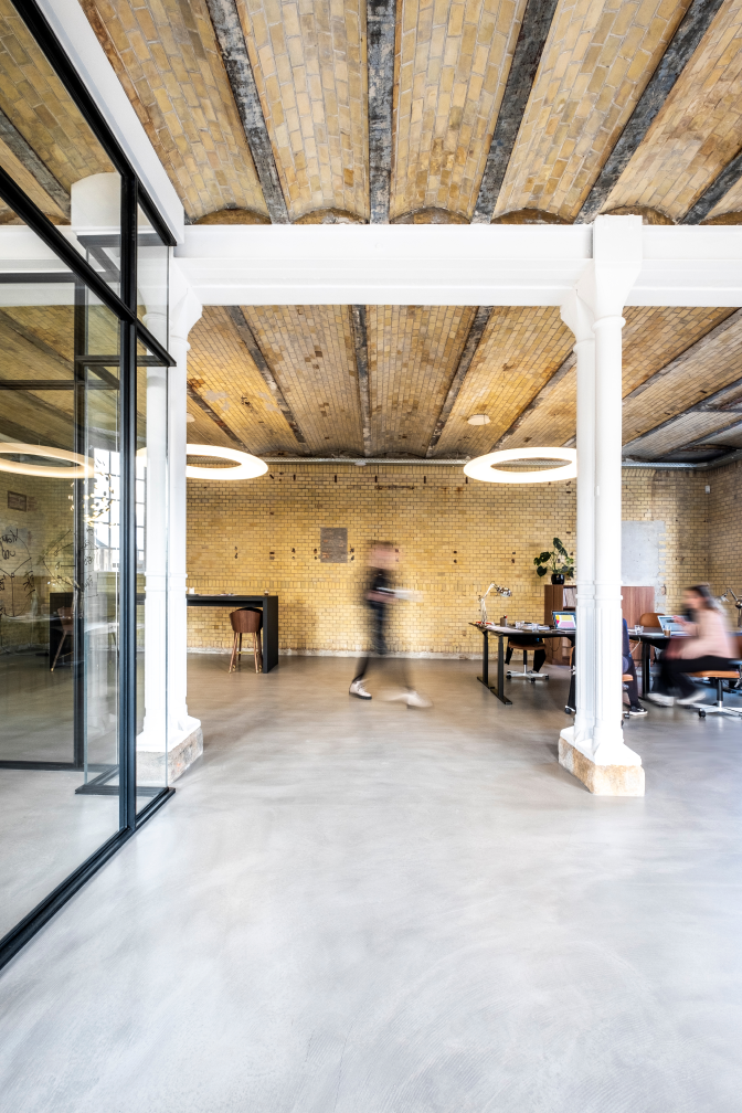renovated office space