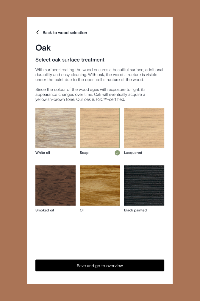 selecting wood