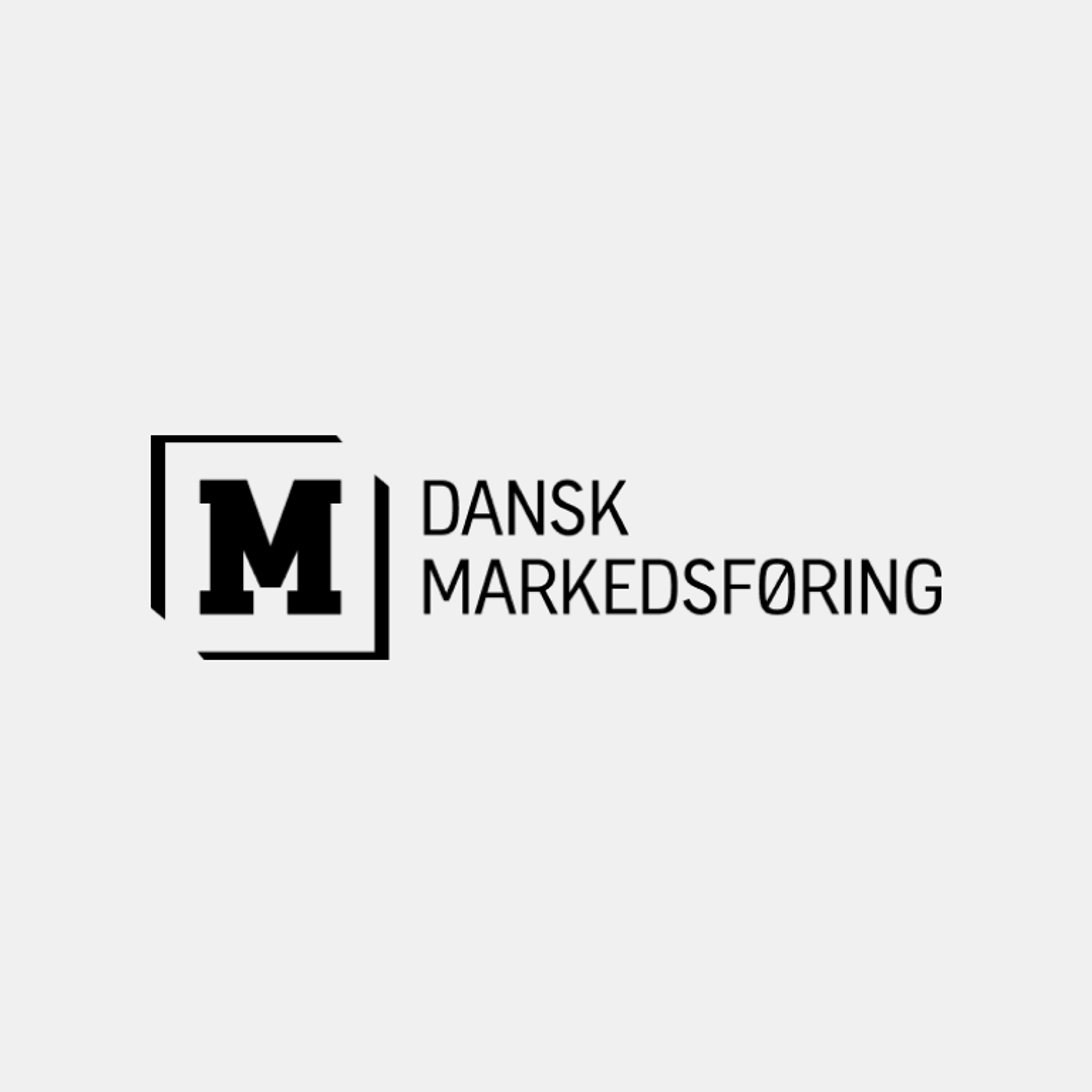 Dansk markedsføring logo