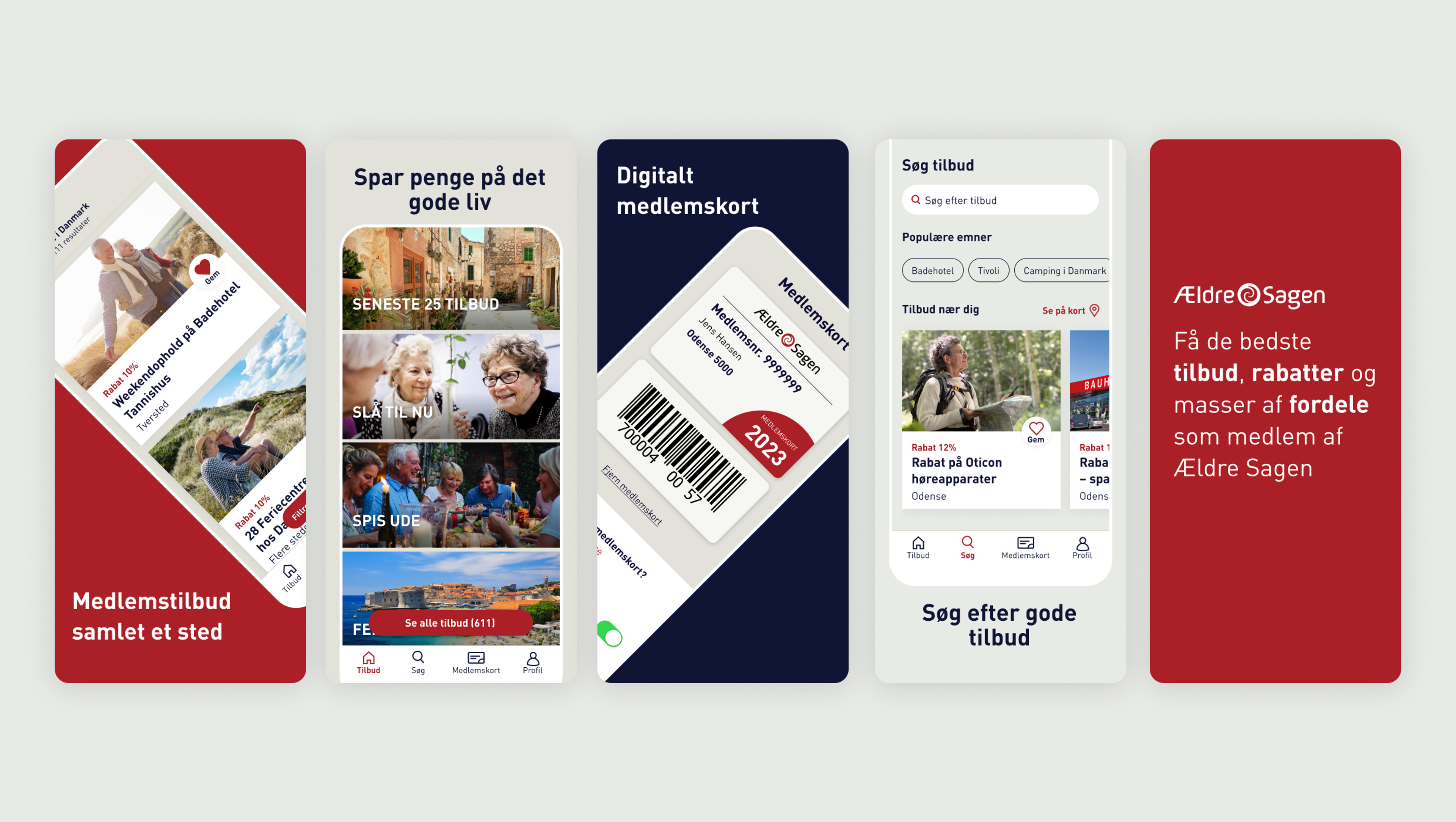 app store screens aeldresagen