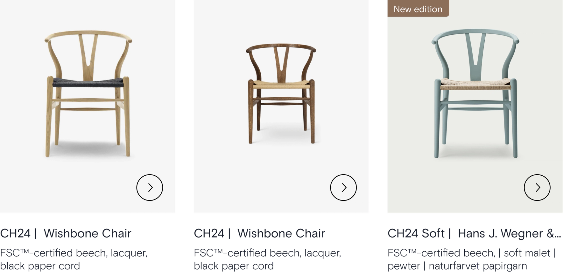 chair selection