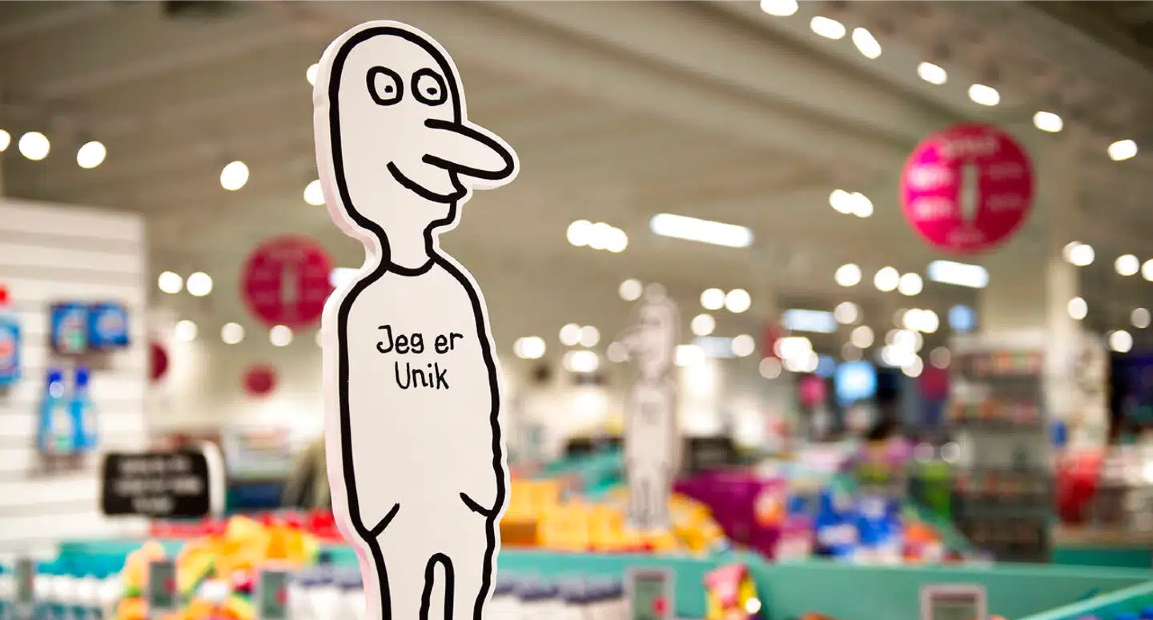 Unikmanden at Normal store