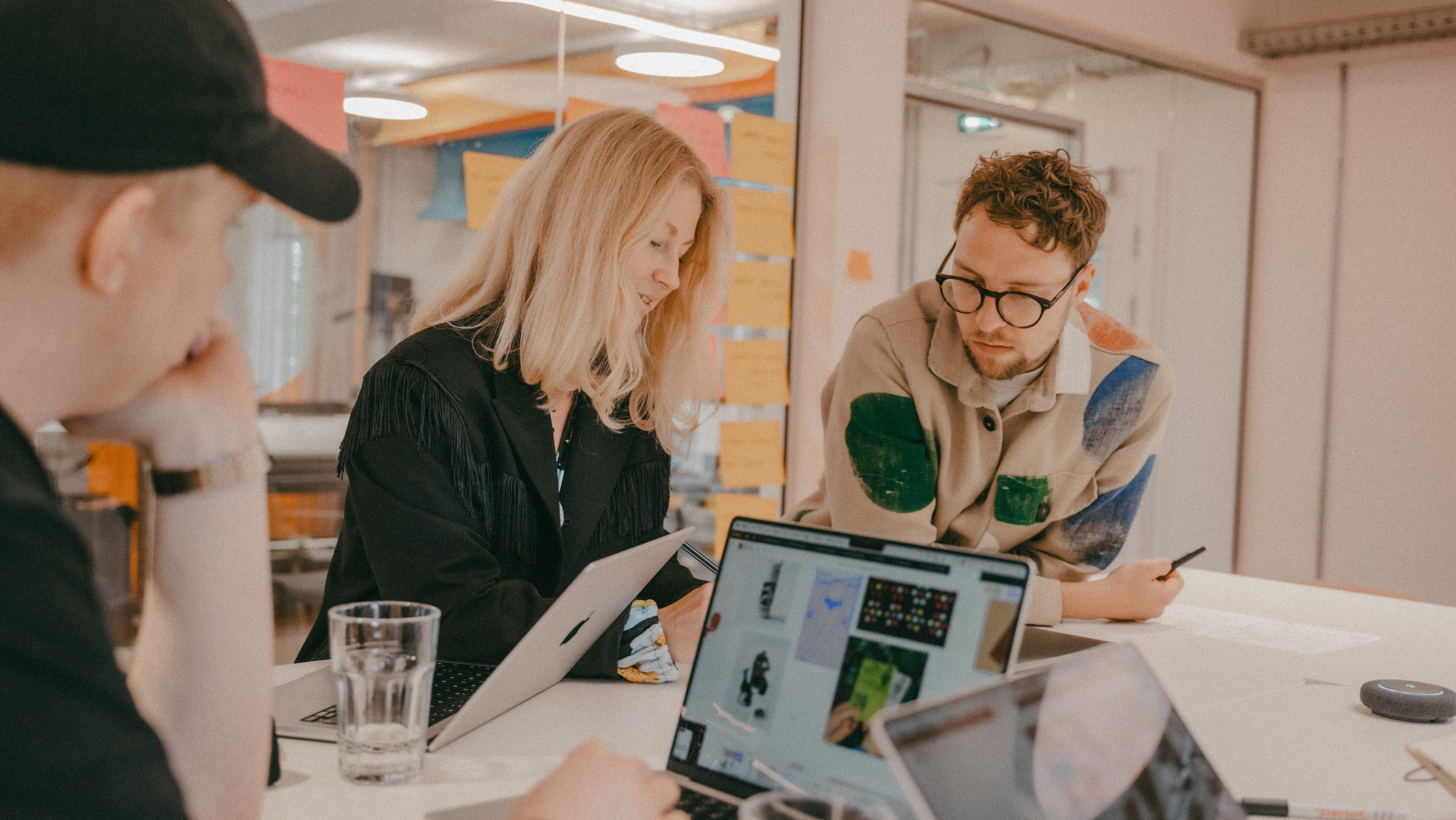 Designers in a meeting