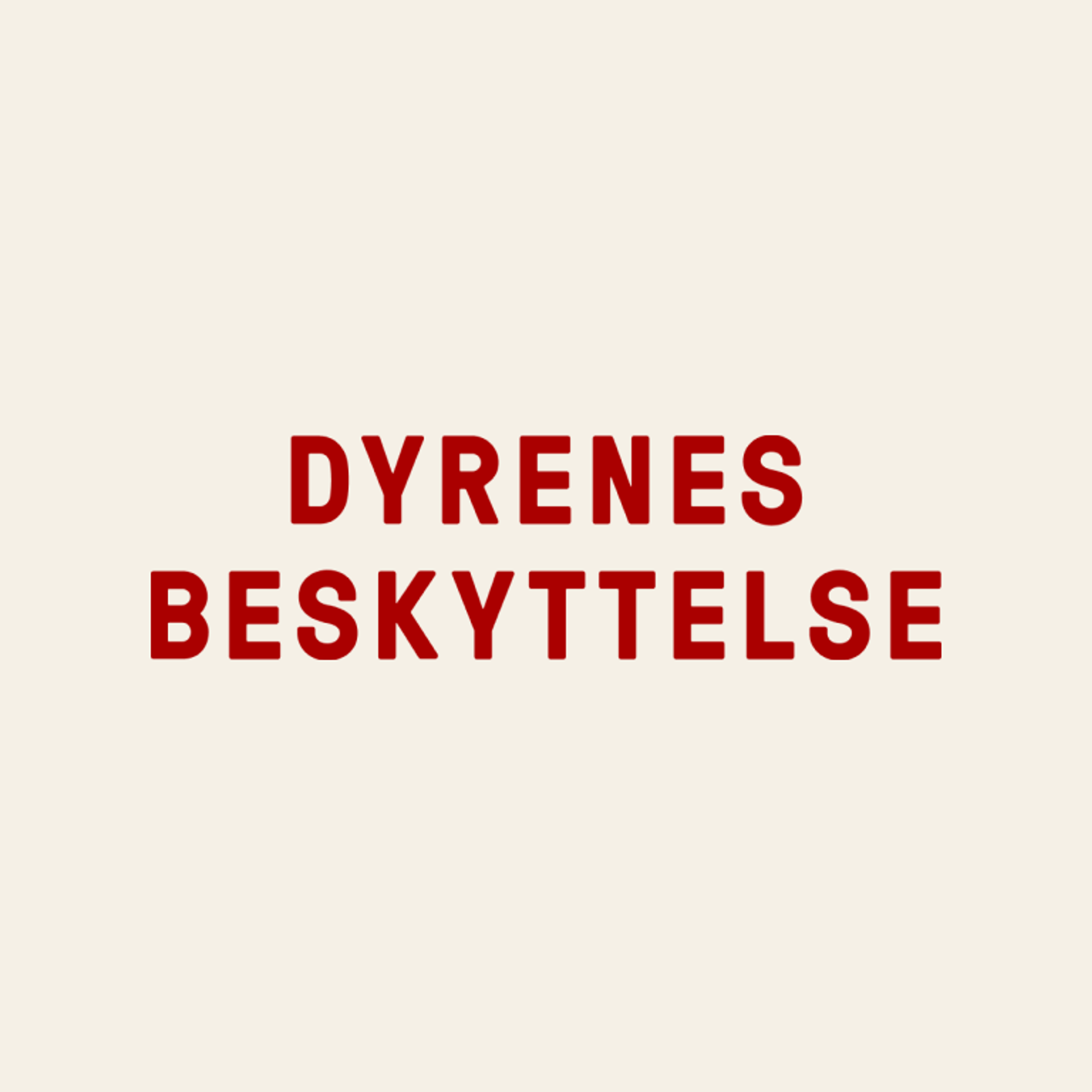 Dyrenes Beskyttelse main logo