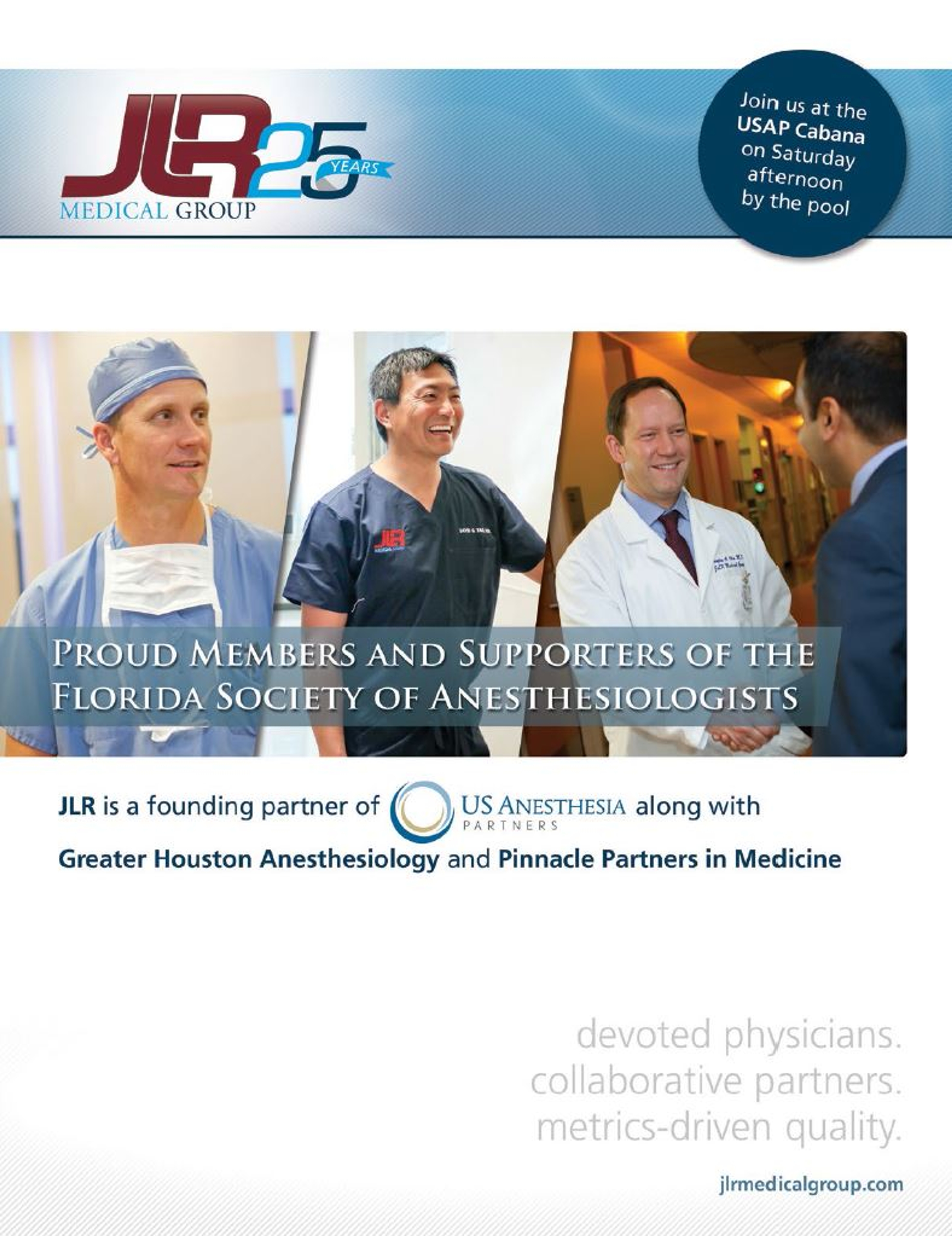 JLR and USAP at Florida Society of Anesthesiologists Annual Meeting
