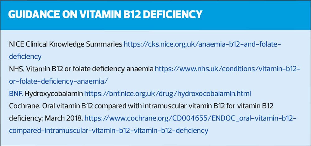 b12 injections uk bnf MHRA Double standards on vitamin Integrating 'best evidence' into general