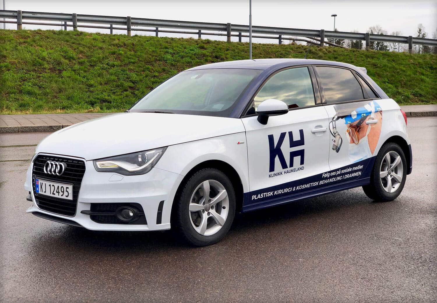 Bildekor og bussdekor for Klinikk Haukeland