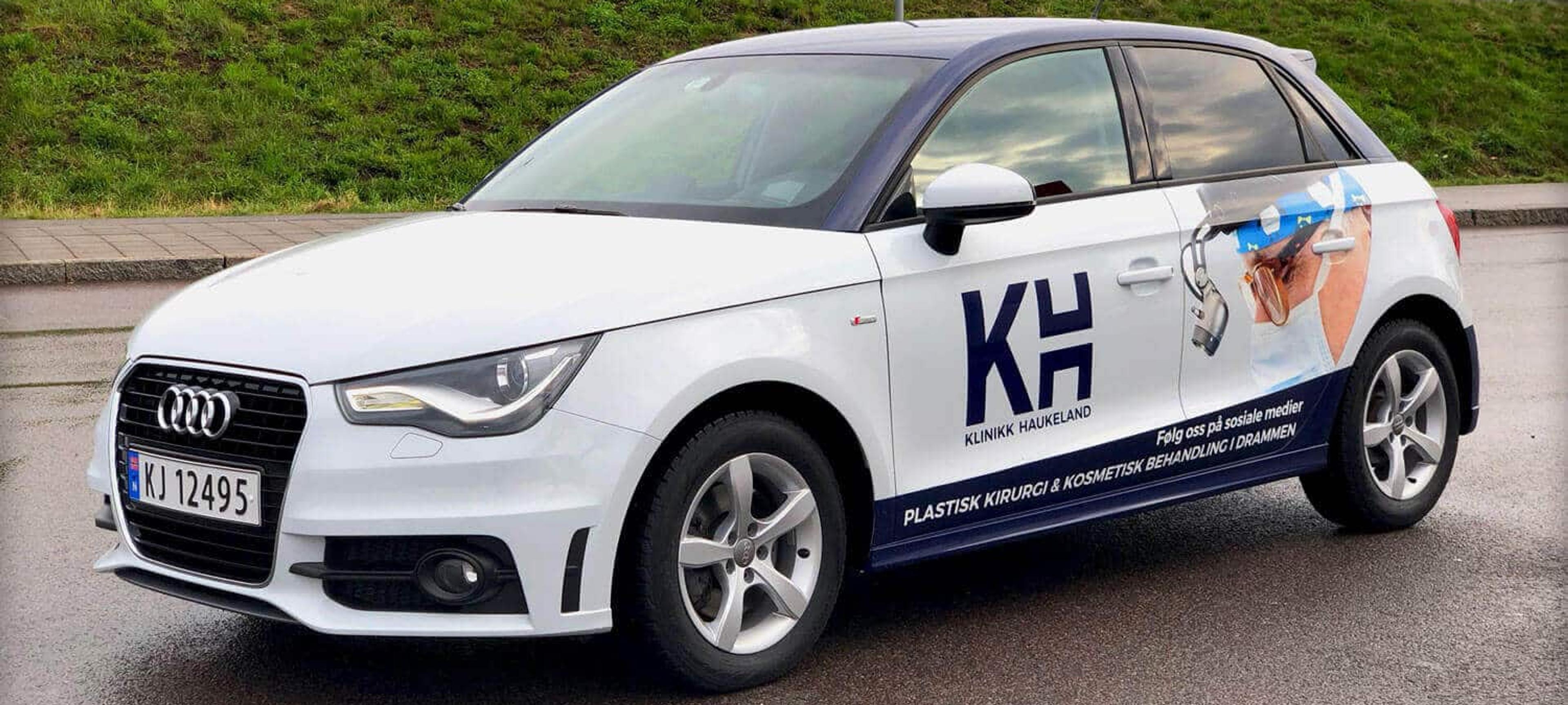 Bildekor og bussdekor for Klinikk Haukeland