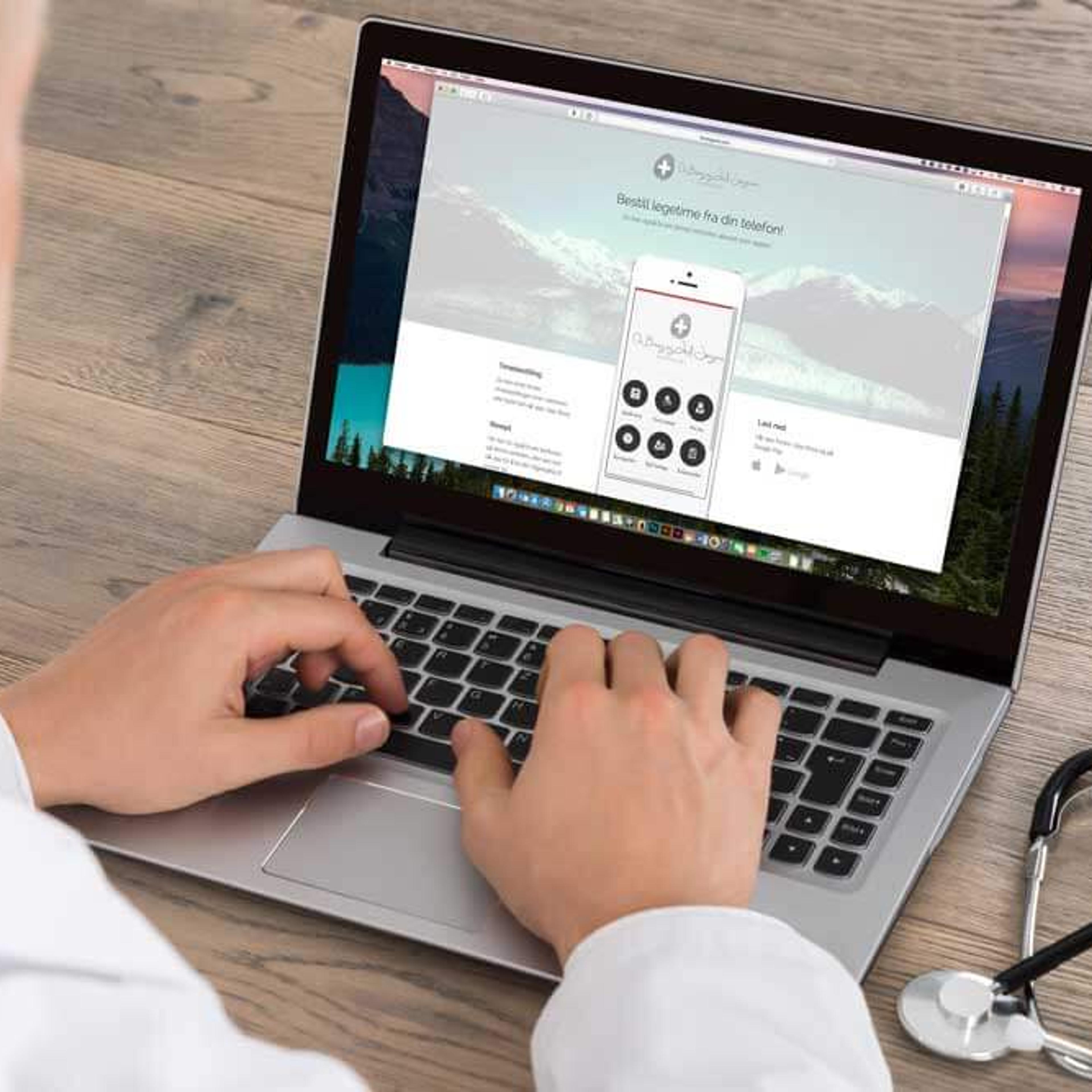 Fastlegene.com nettside med timebestilling og informasjon