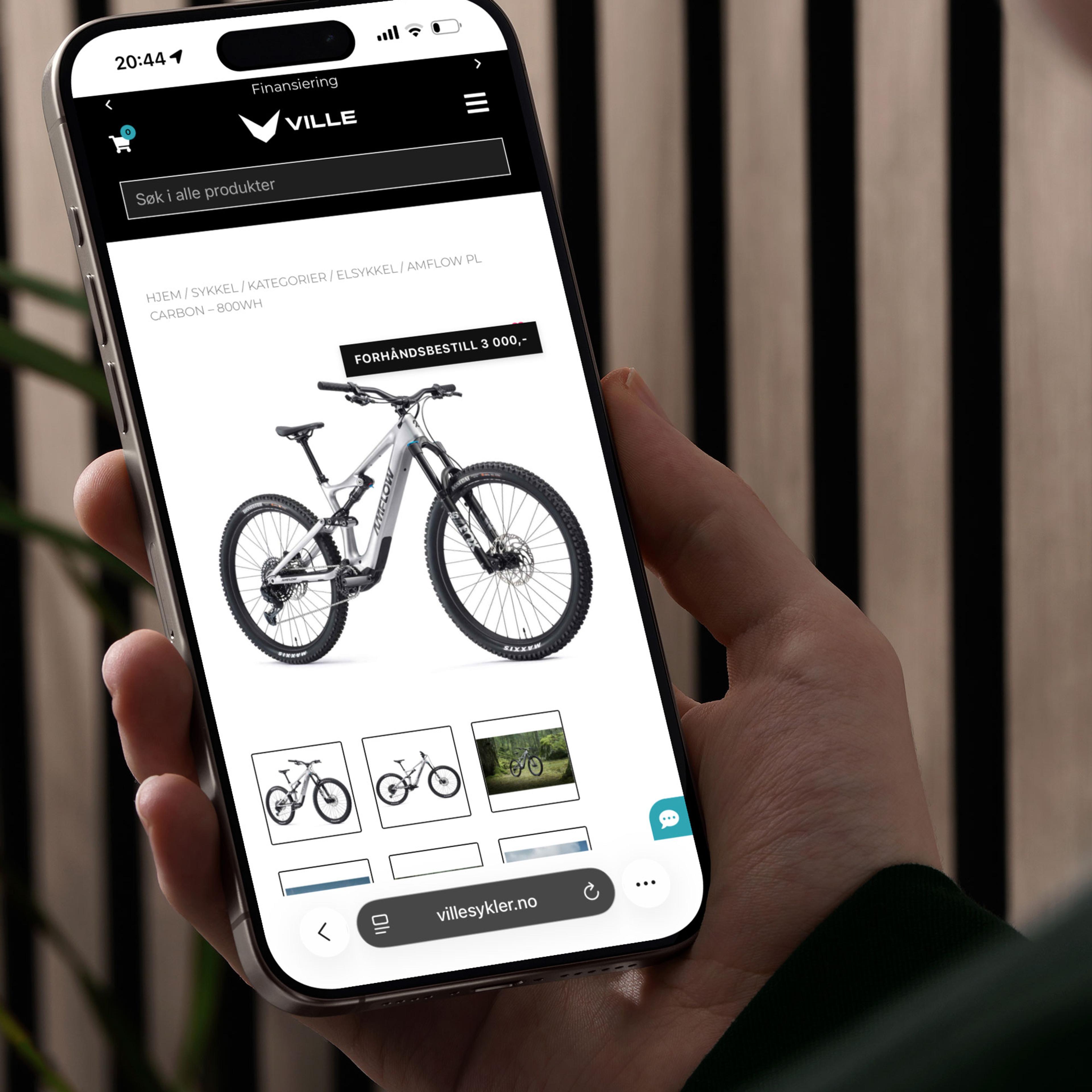 Villesykler nettbutikk SEO og synlighet