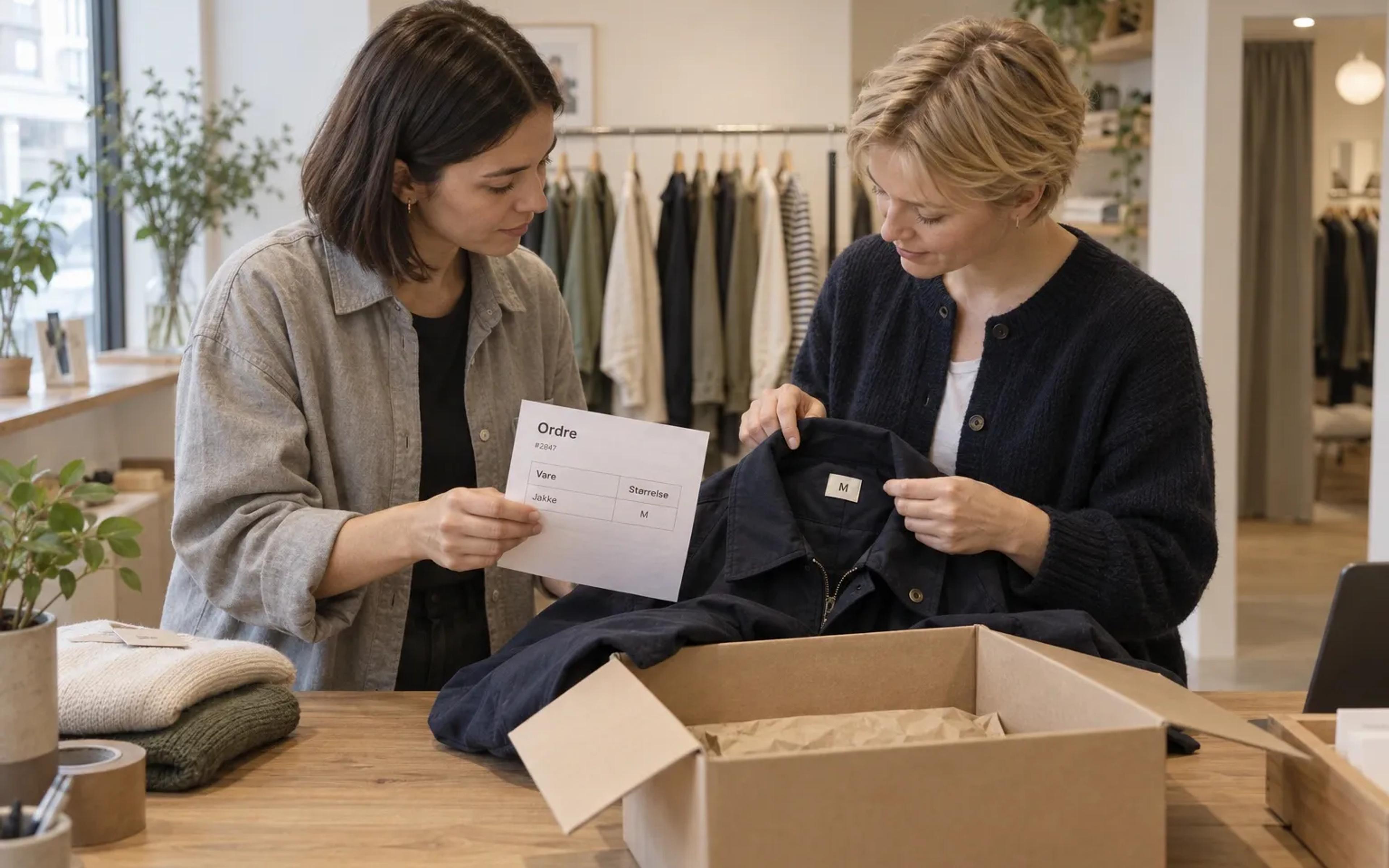 Planlegging av nettbutikk med kjøpsflyt, daglig drift og systemkoblinger som utgangspunkt.