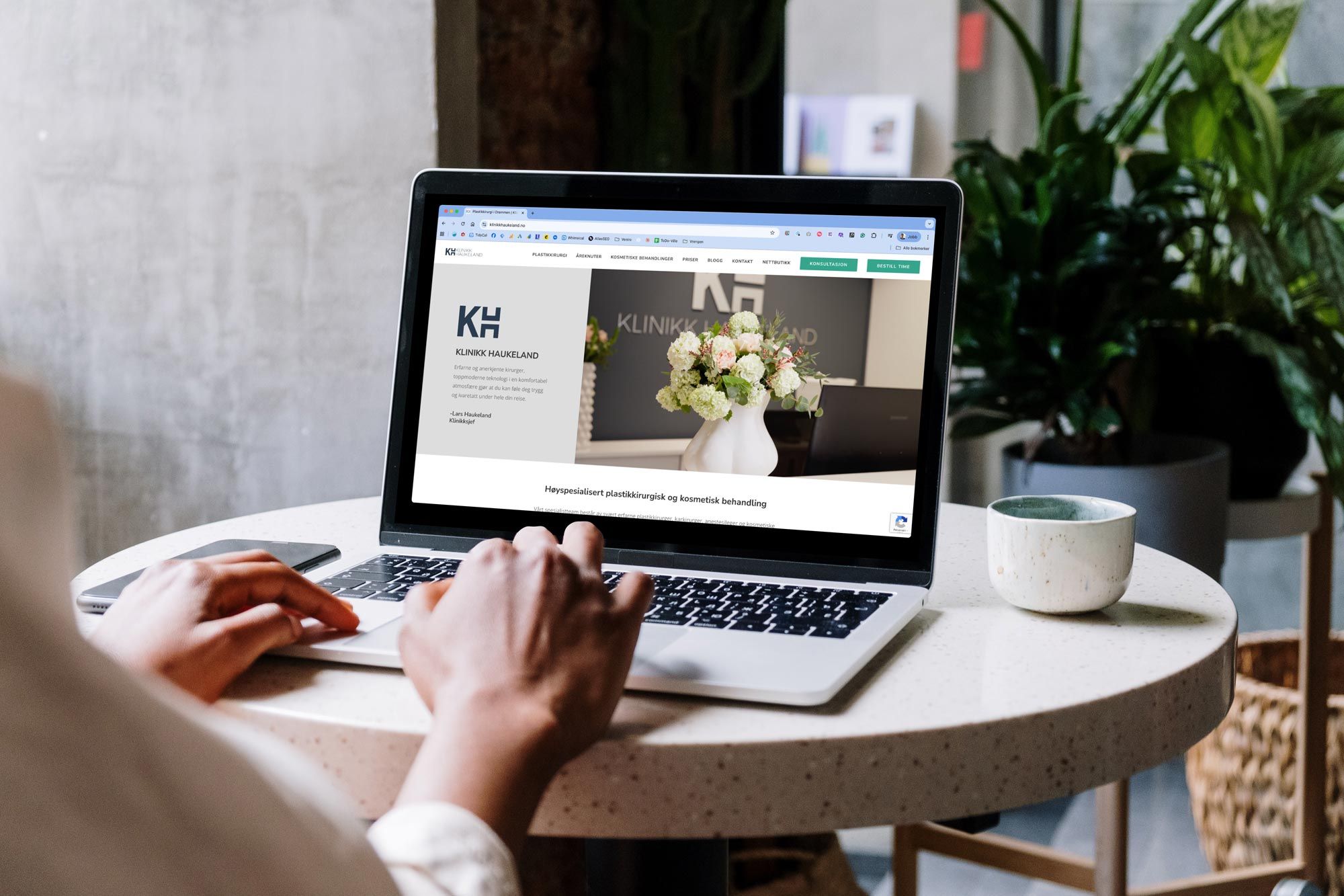 Ny WordPress-nettside for Klinikk Haukeland med moderne design