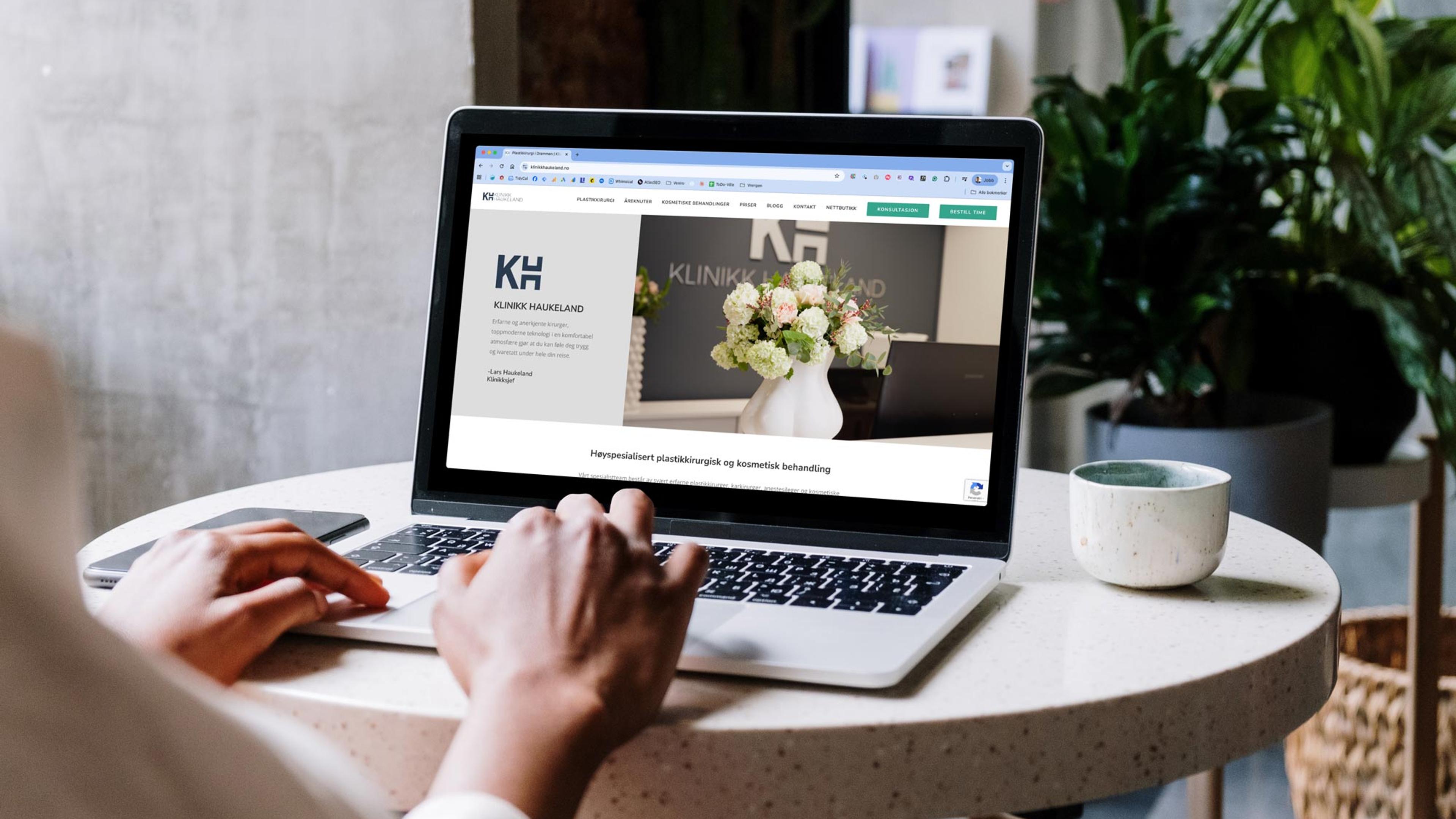 Ny WordPress-nettside for Klinikk Haukeland med moderne design