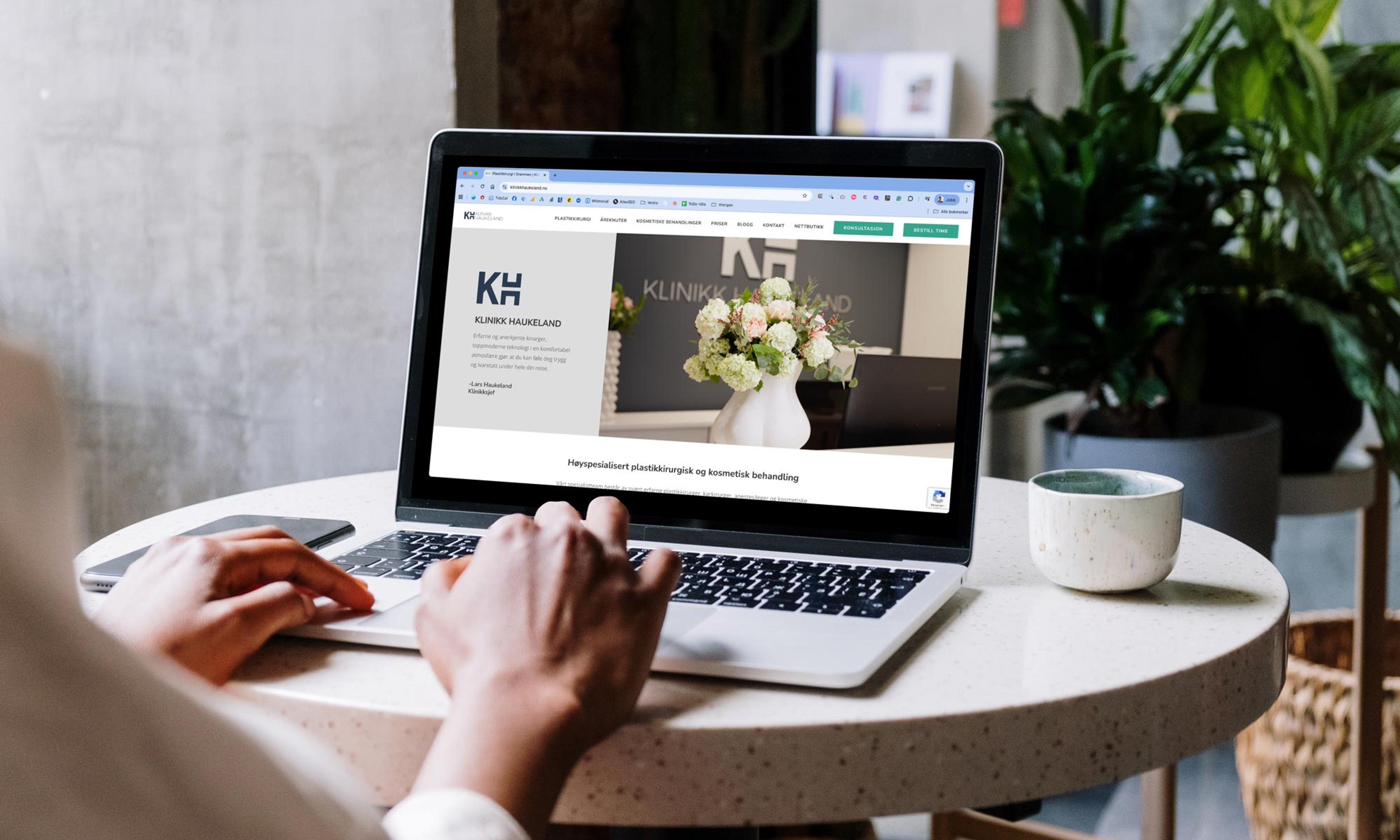 Ny WordPress-nettside for Klinikk Haukeland med moderne design