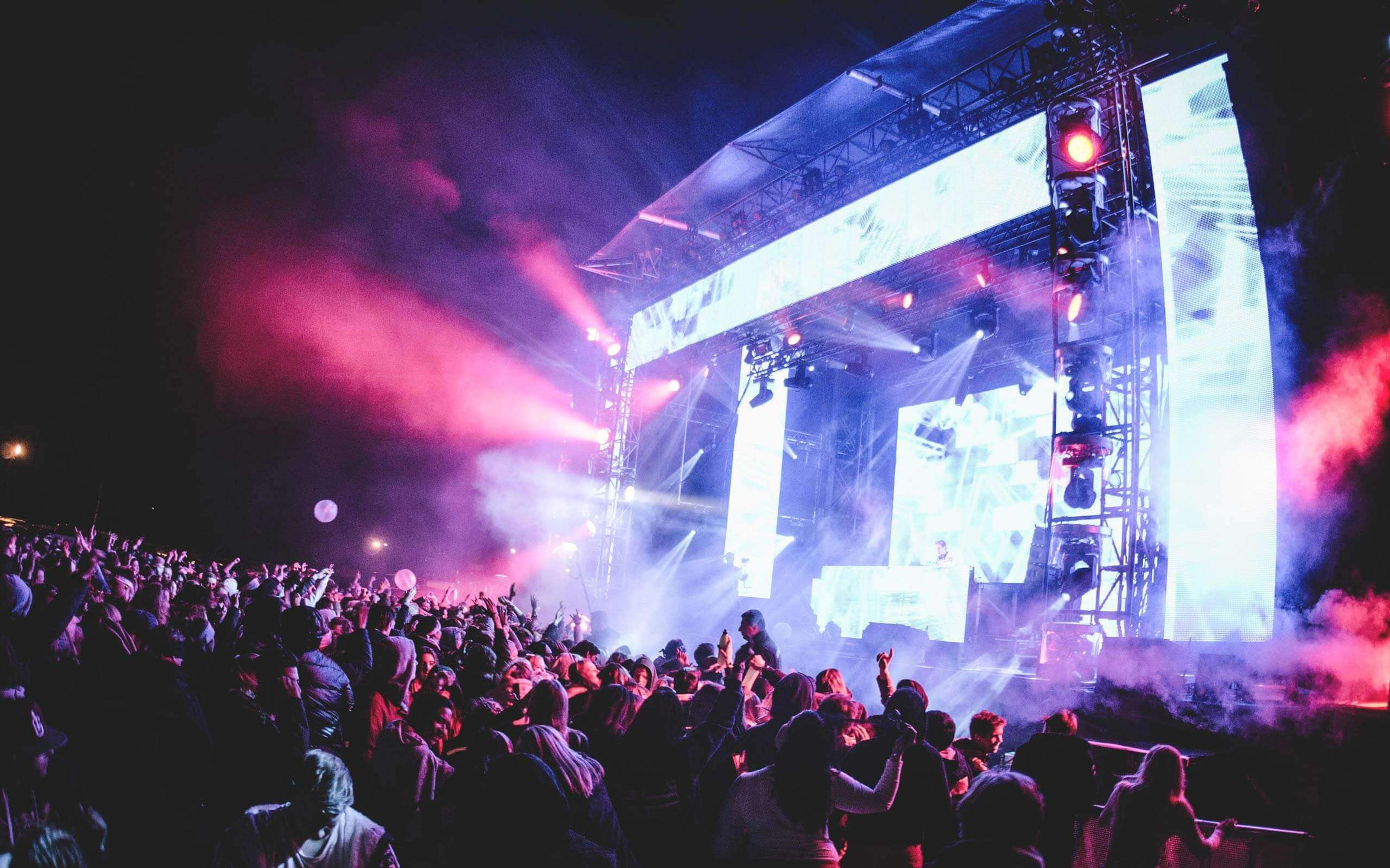 Forsiden av Landstreff Lillehammer sin nettside med festivalprogram
