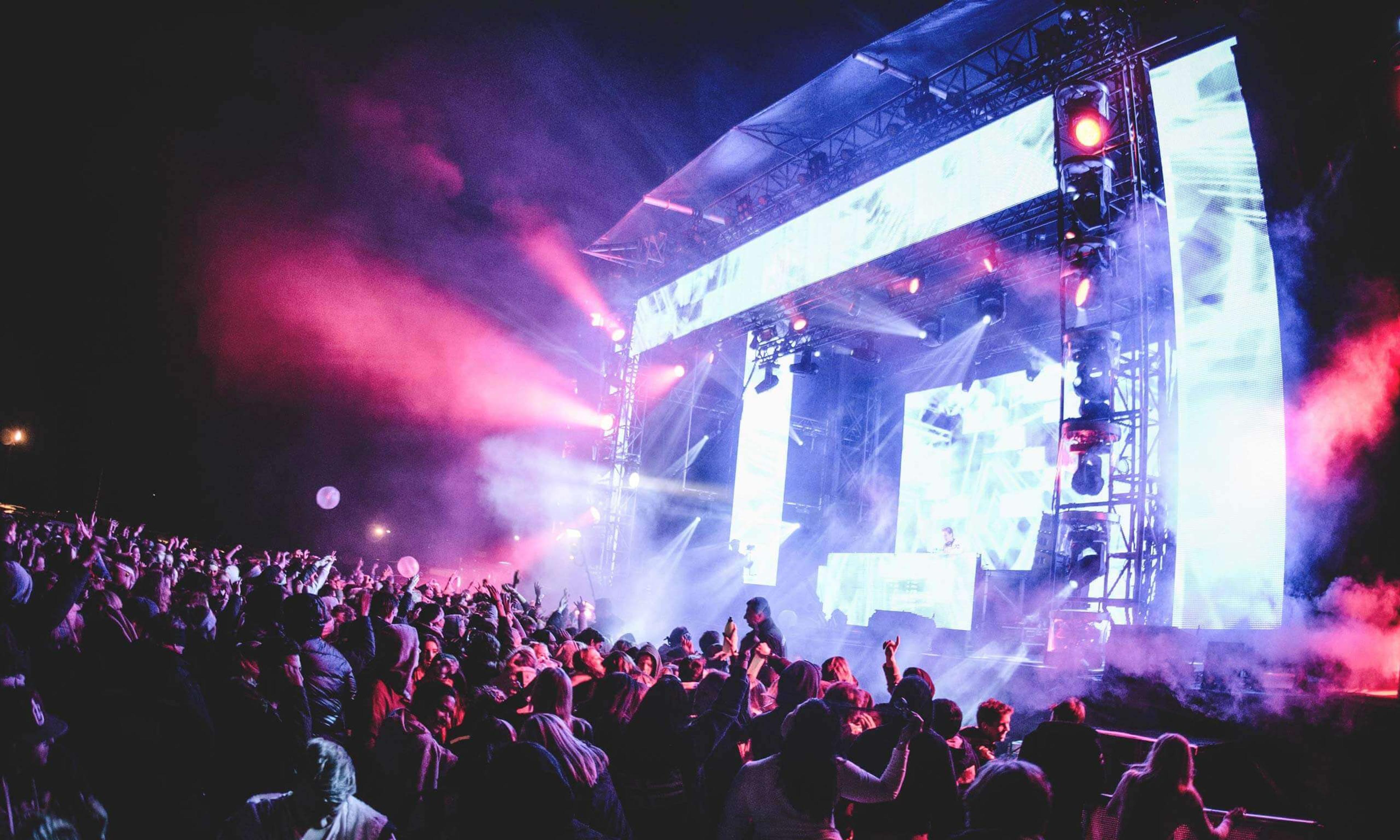 Forsiden av Landstreff Lillehammer sin nettside med festivalprogram