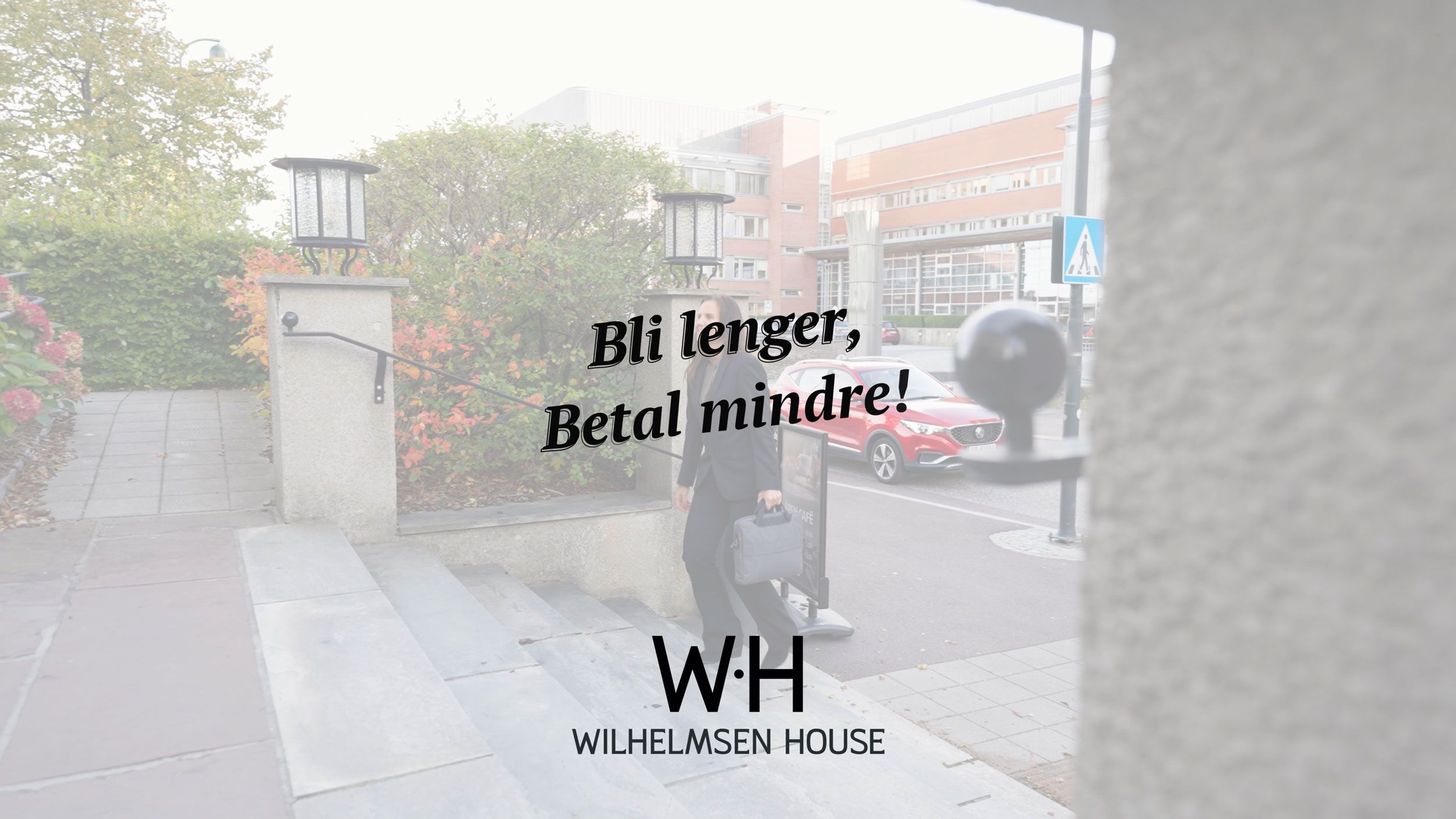 Stillbilde fra reklamevideo for Wilhelmsen House i Tønsberg